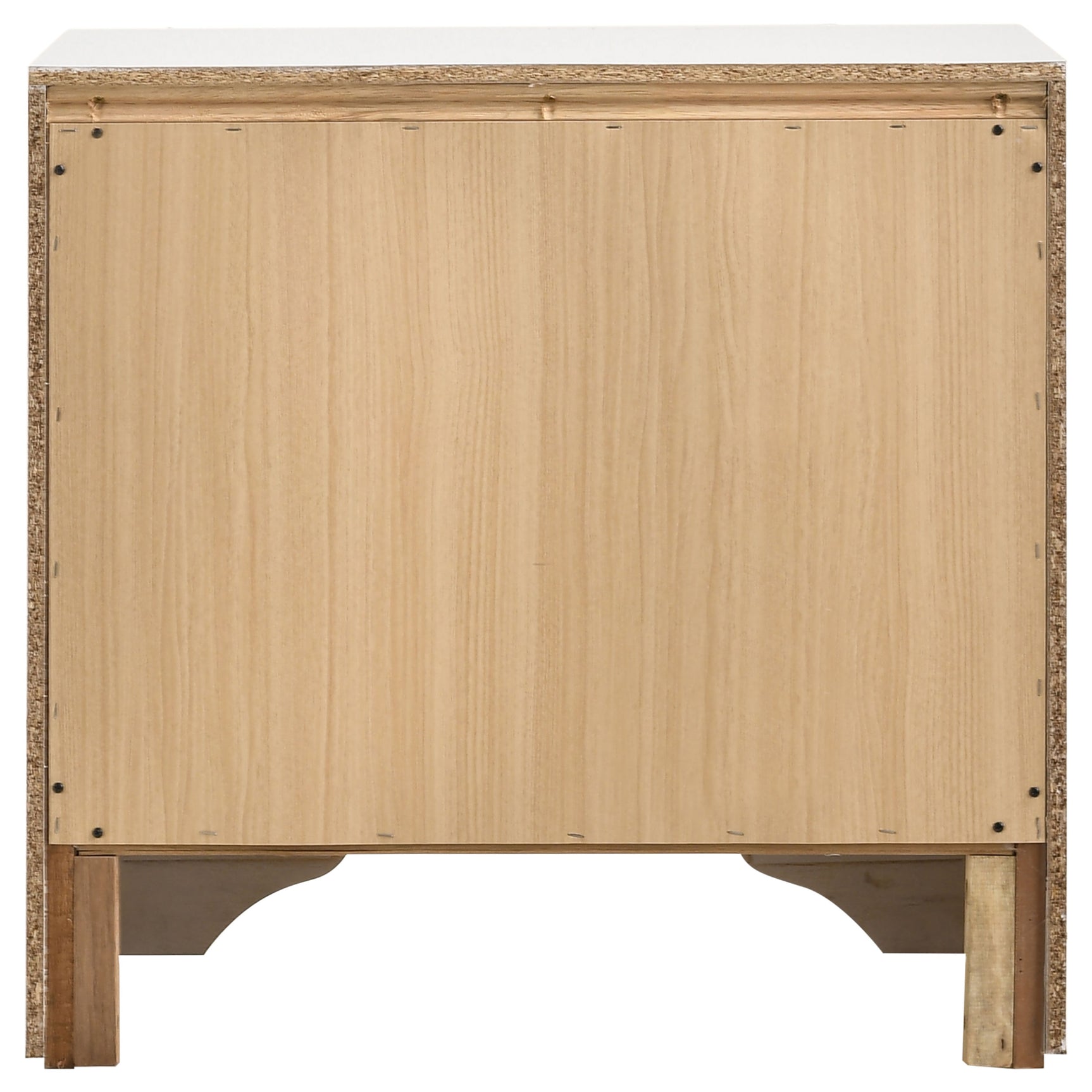 Miranda 3-drawer Nightstand Bedside Table White - Tampa Furniture Outlet
