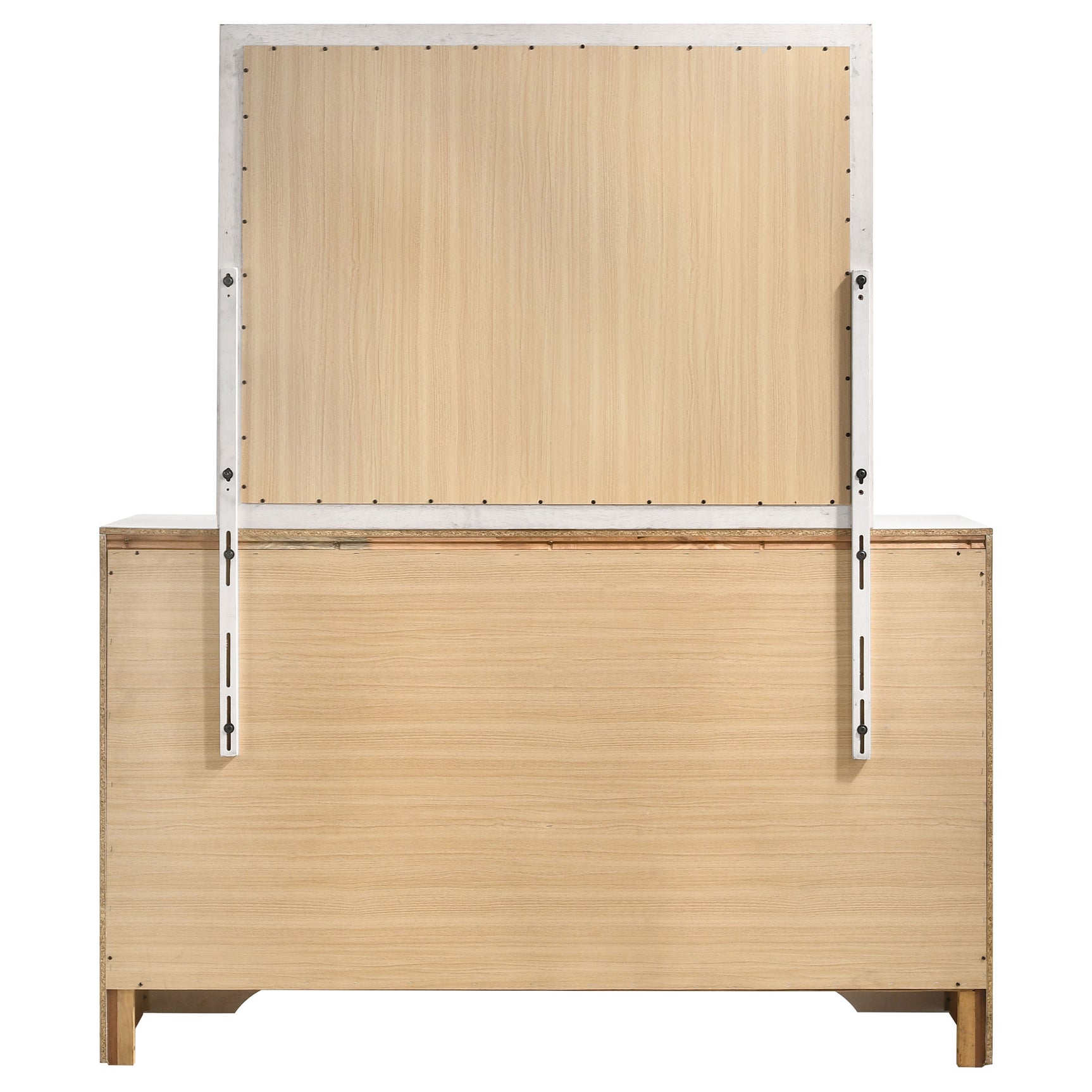 Miranda 7-drawer Dresser with Mirror White - Tampa Furniture Outlet