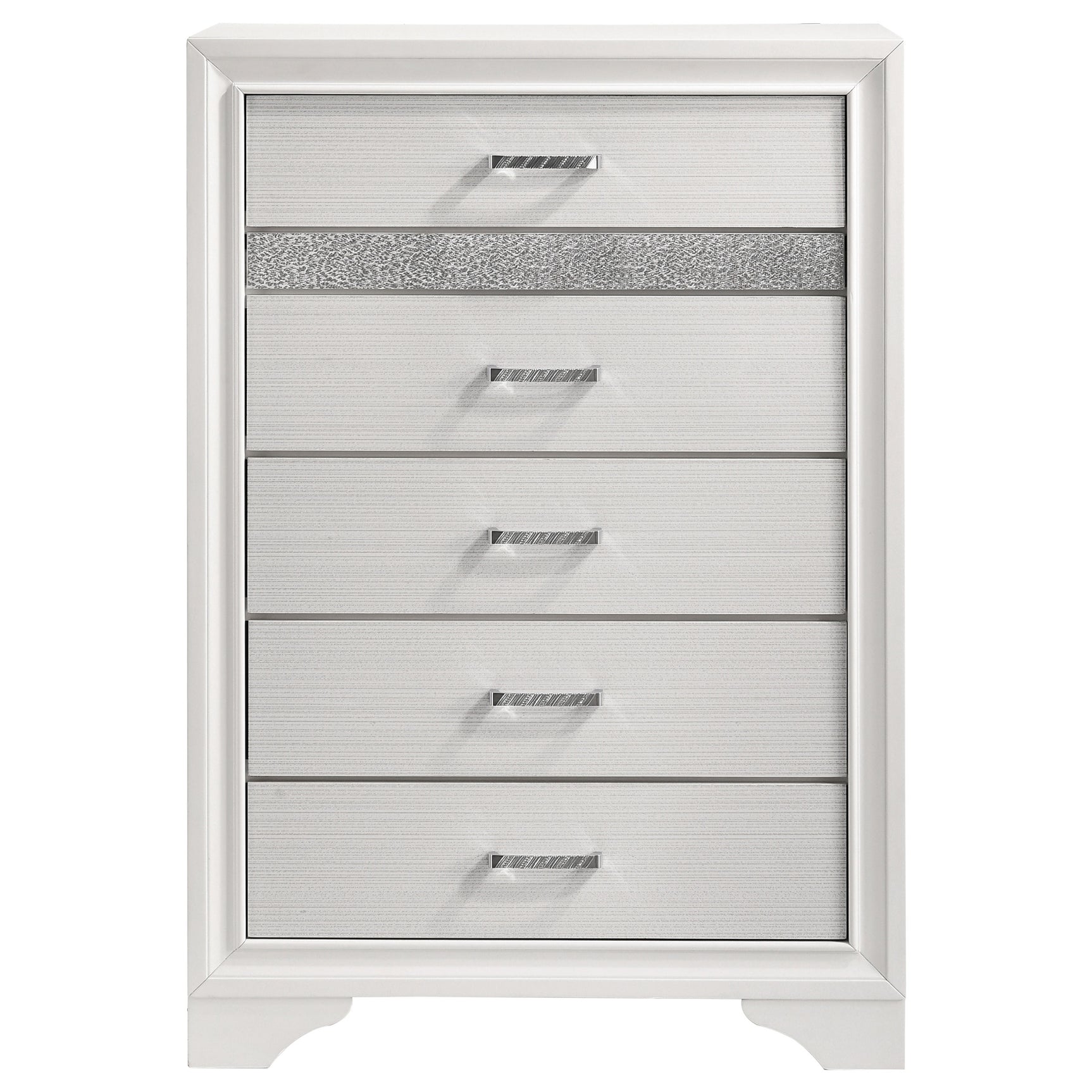 Miranda 6-drawer Bedroom Chest White - Tampa Furniture Outlet
