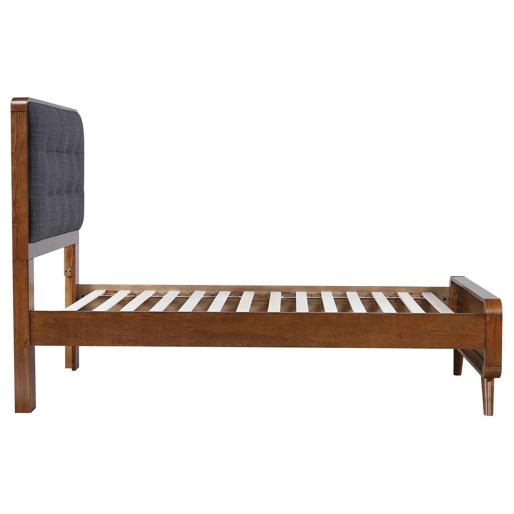 Robyn Wood Twin Platform Bed Dark Walnut - Tampa Furniture Outlet
