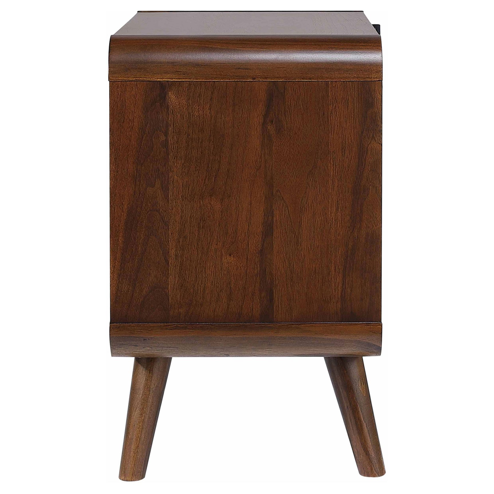 Robyn 2-drawer Nightstand Bedside Table Dark Walnut - Tampa Furniture Outlet
