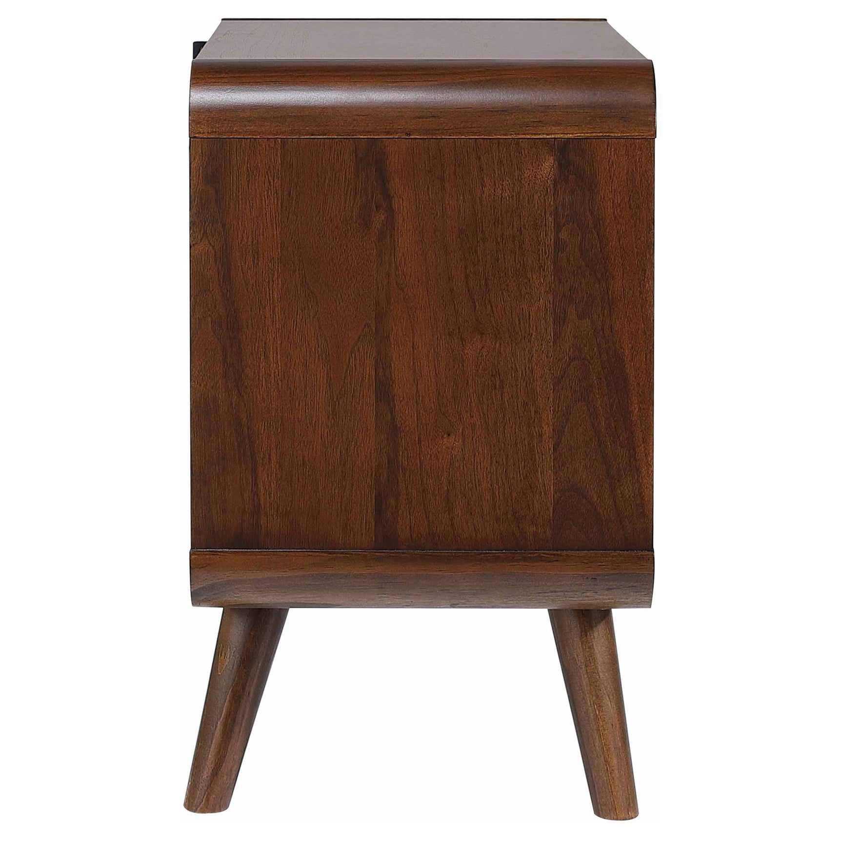 Robyn 2-drawer Nightstand Bedside Table Dark Walnut - Tampa Furniture Outlet
