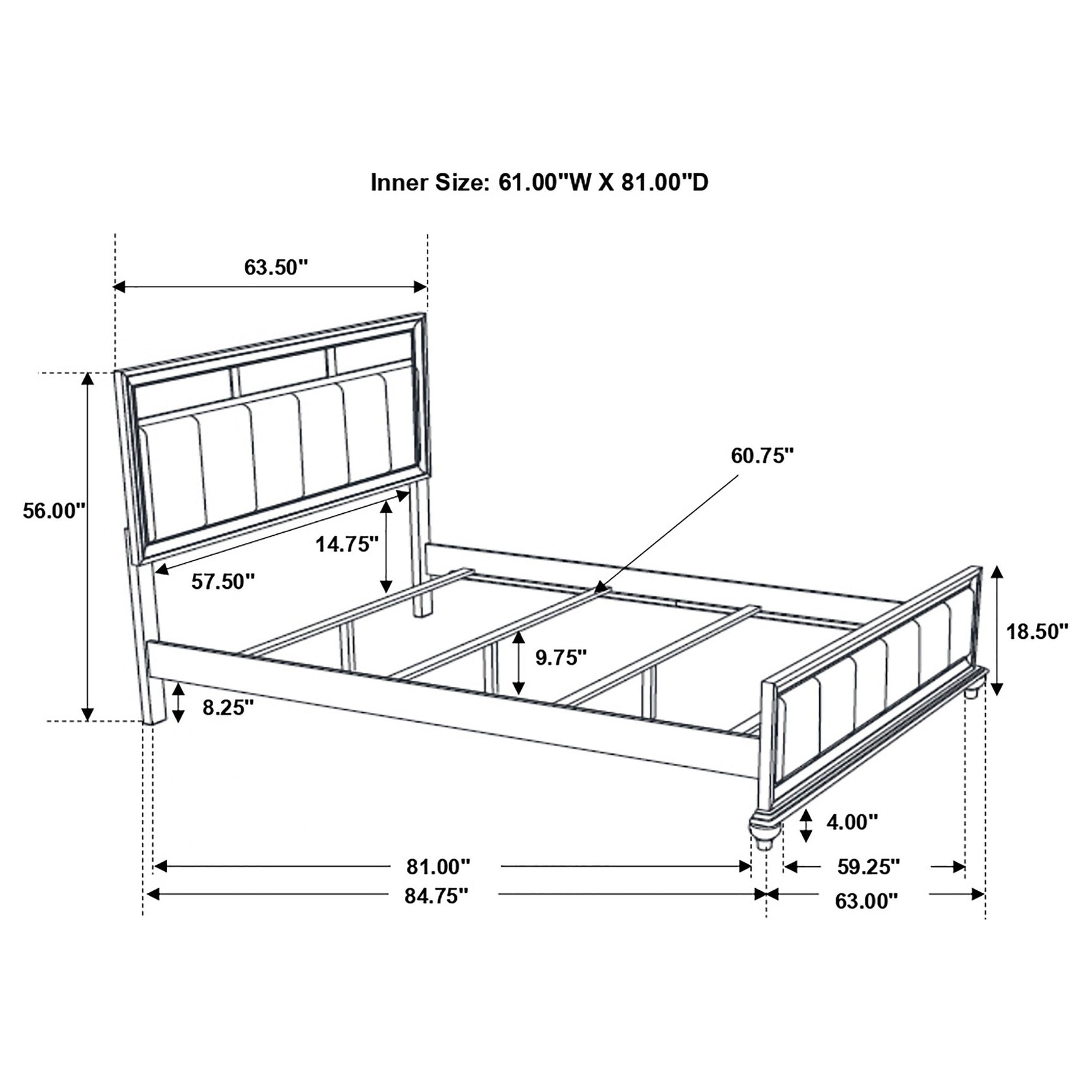 Barzini 5-piece Queen Bedroom Set White - Tampa Furniture Outlet