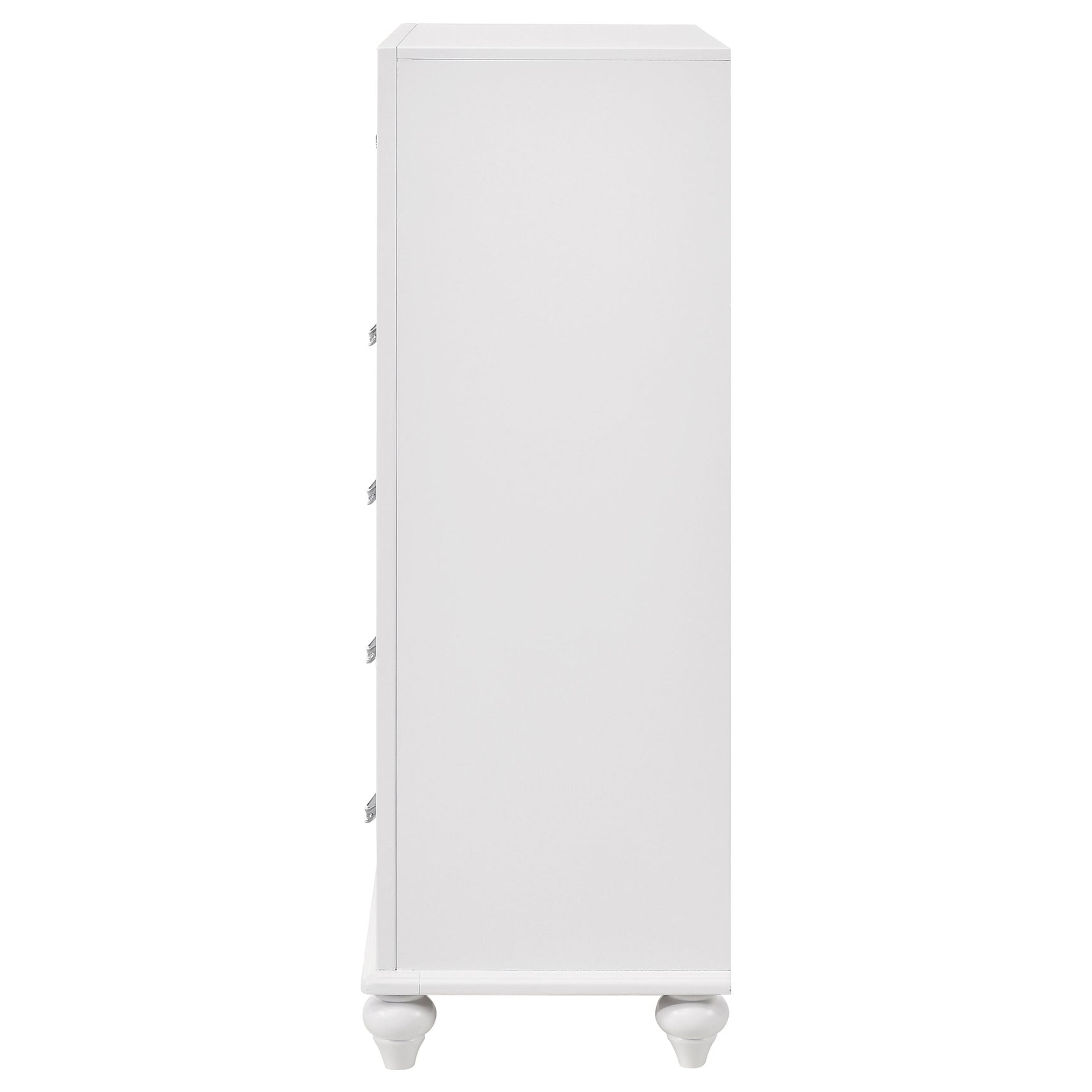 Barzini 5-drawer Bedroom Chest White - Tampa Furniture Outlet