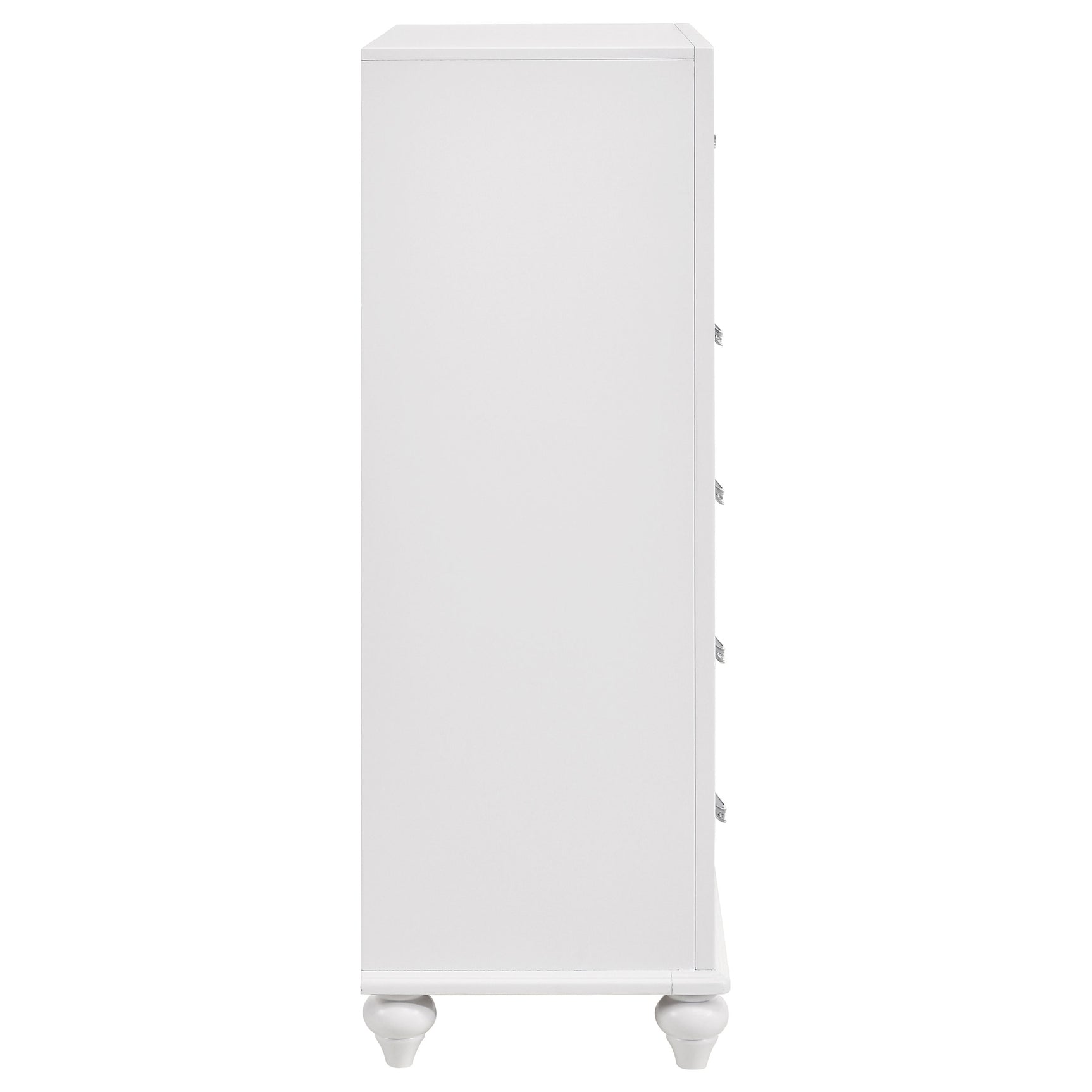 Barzini 5-drawer Bedroom Chest White - Tampa Furniture Outlet