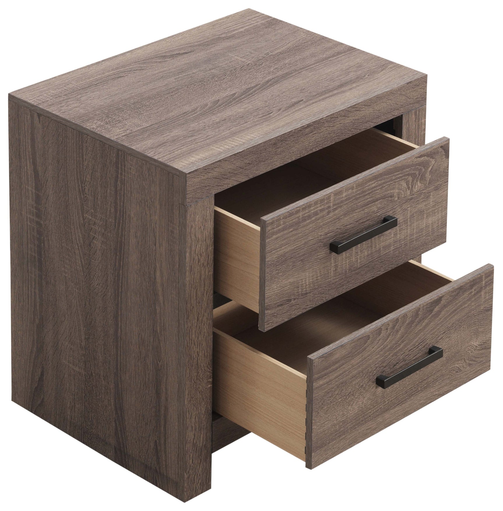 Brantford 2-drawer Nightstand Barrel Oak - Tampa Furniture Outlet