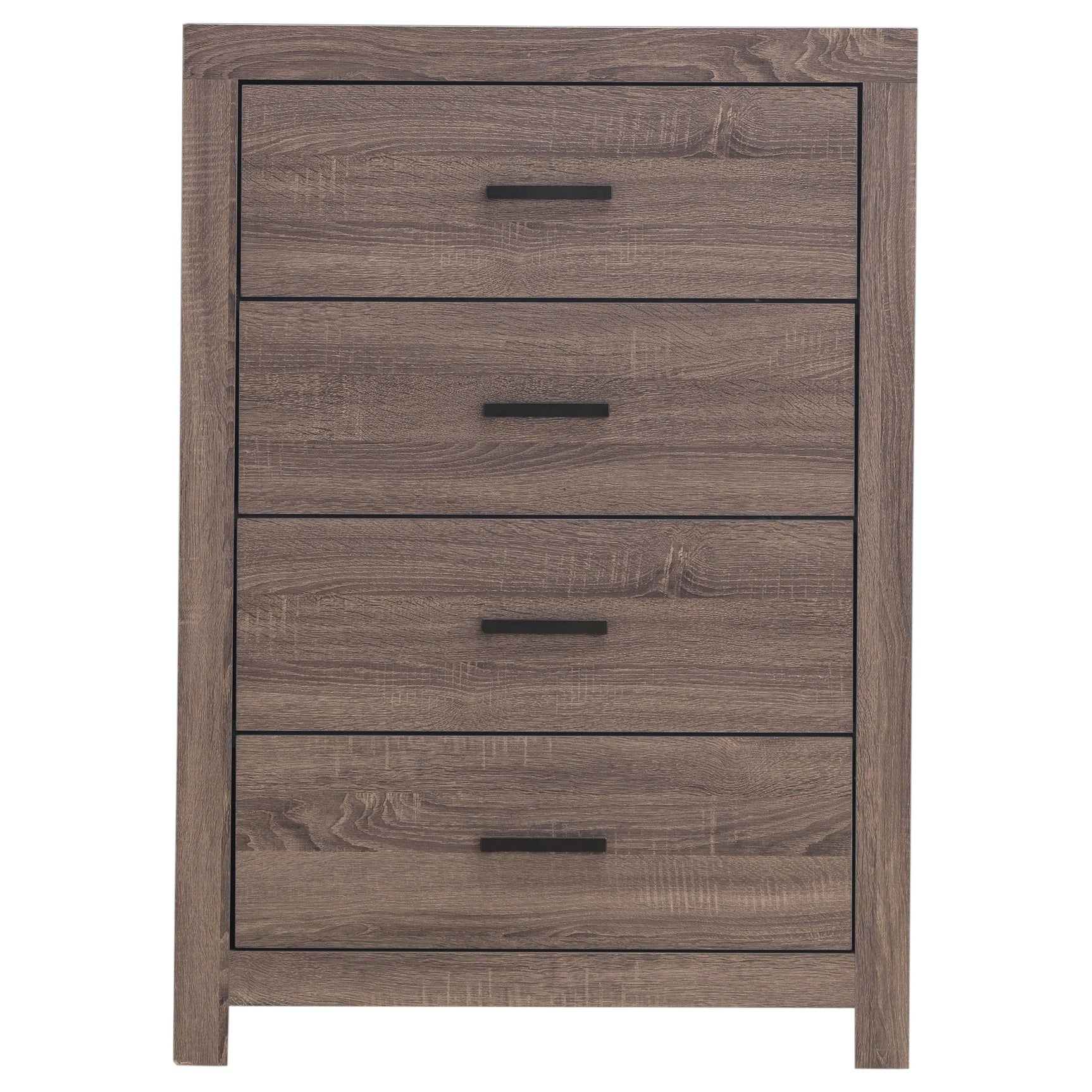 Brantford 4-drawer Bedroom Chest Barrel Oak - Tampa Furniture Outlet