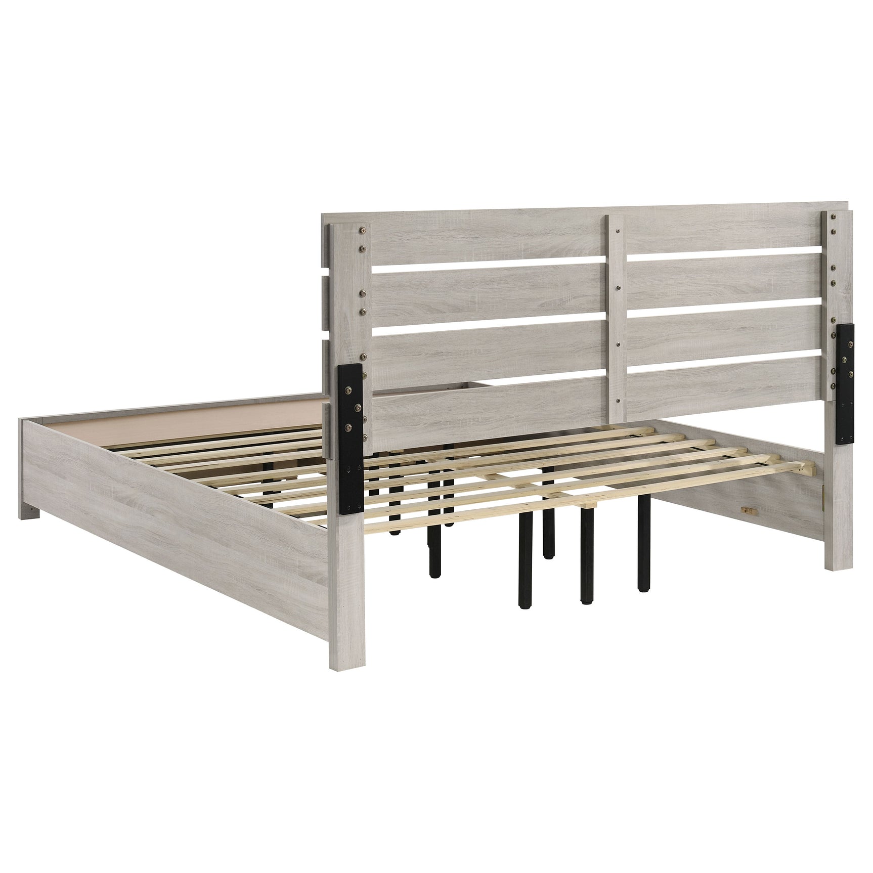 Brantford 5-piece Eastern King Bedroom Set Coastal White - Tampa Furniture Outlet