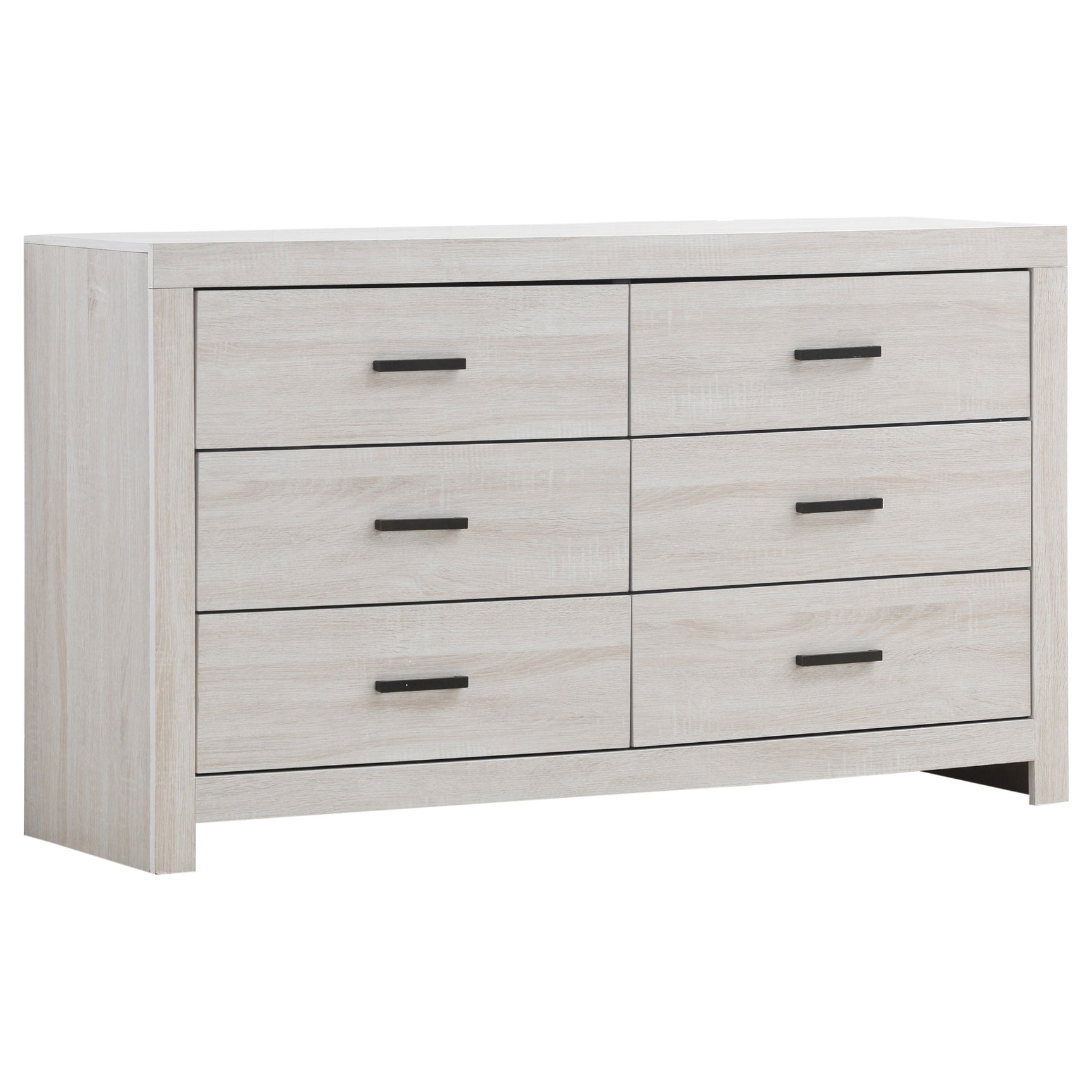 Tampa Furniture Outlet - Coaster - Brantford 6-drawer Dresser Coastal White - 207053
