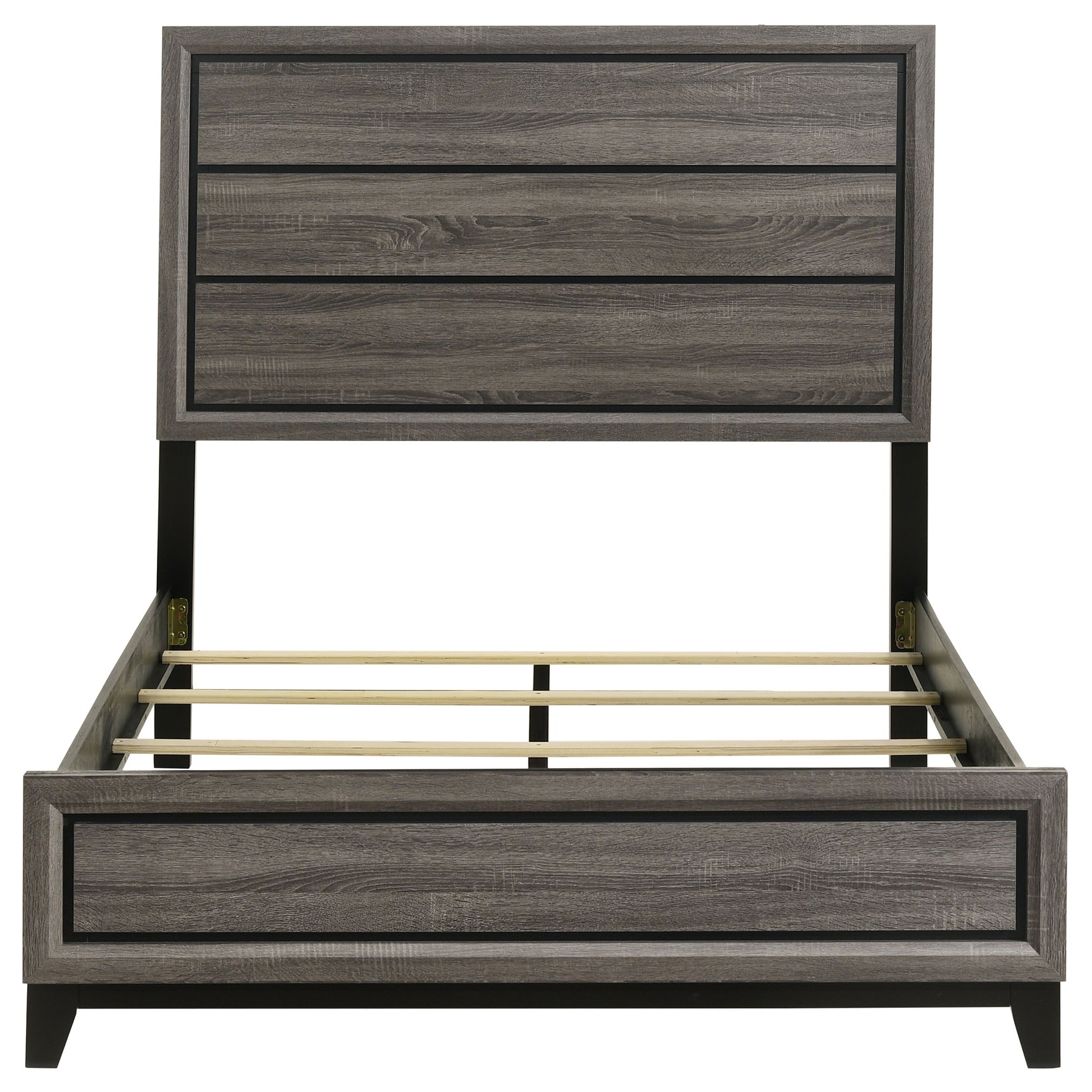 Watson Wood Full Panel Bed Grey Oak - Tampa Furniture Outlet