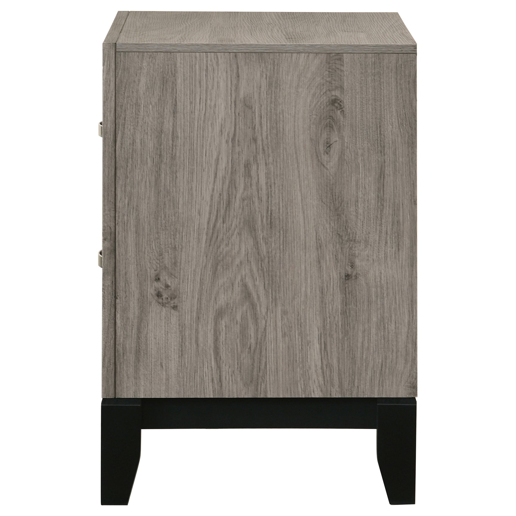 Valen 2-drawer Nightstand Bedside Table Light Taupe