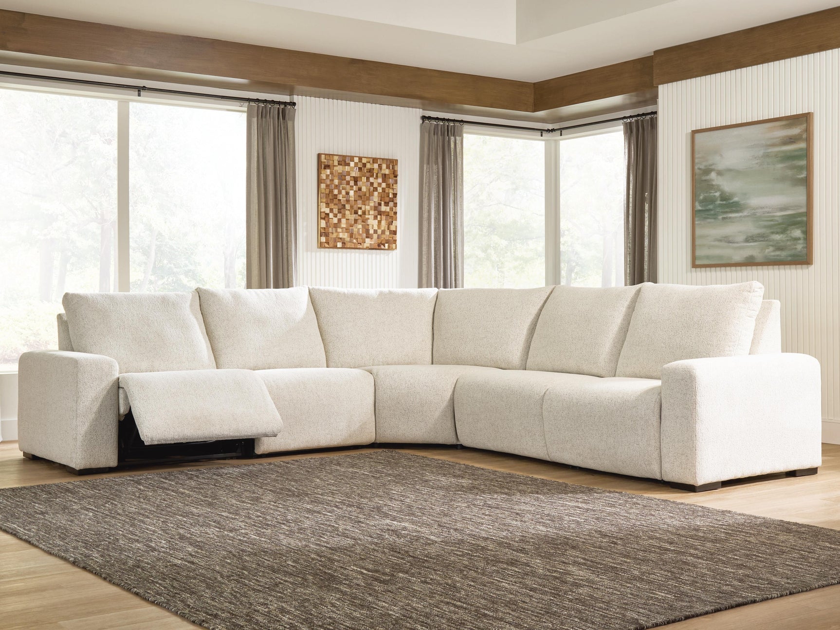 Tampa Furniture Outlet - Ashley Furniture - East Loft 5-Piece Power Reclining Sectional - 5-Piece Power Reclining Sectional - PC21607S3