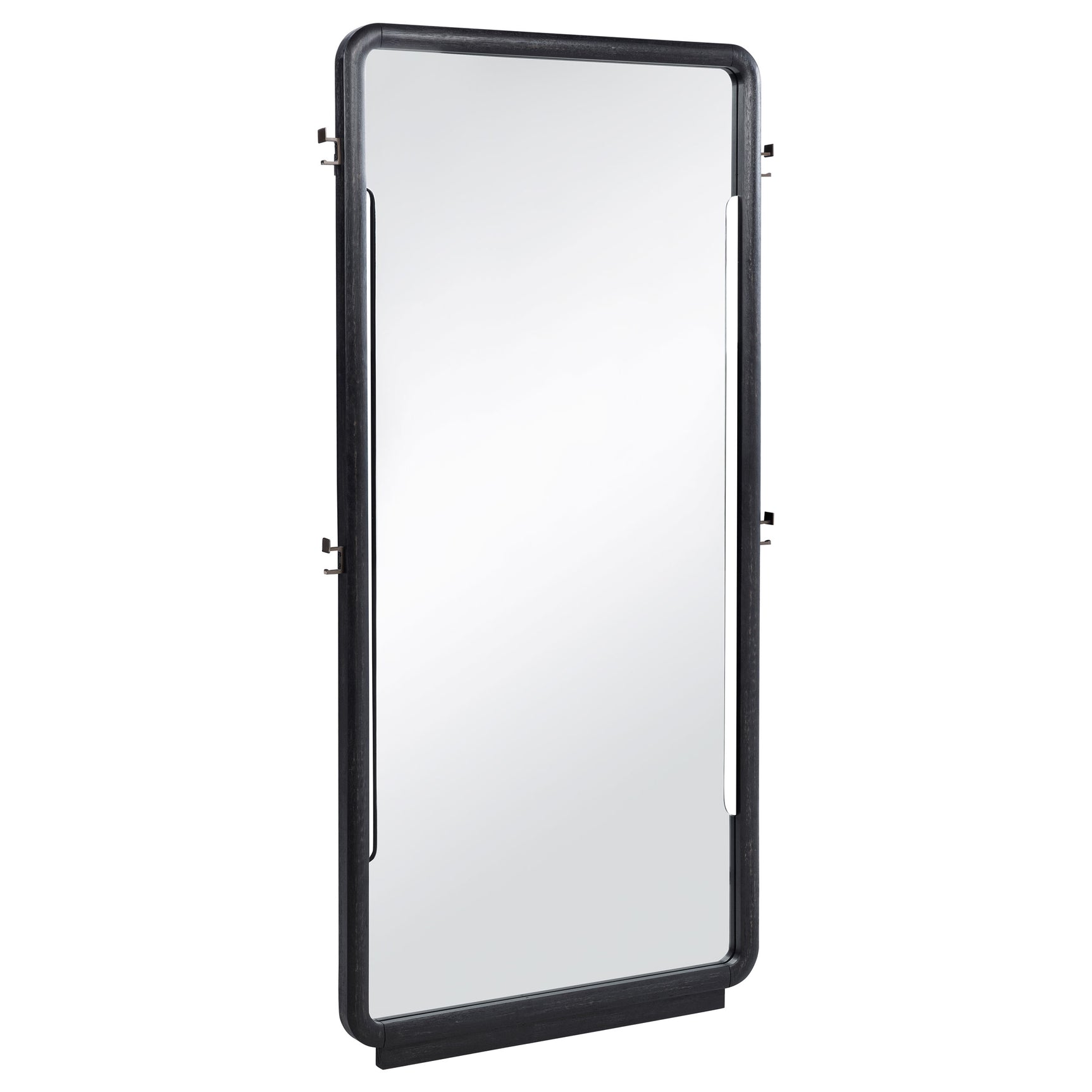 Tampa Furniture Outlet - Coaster - Leandro 76-inch Full Length Floor Mirror Burnished Black - 222498