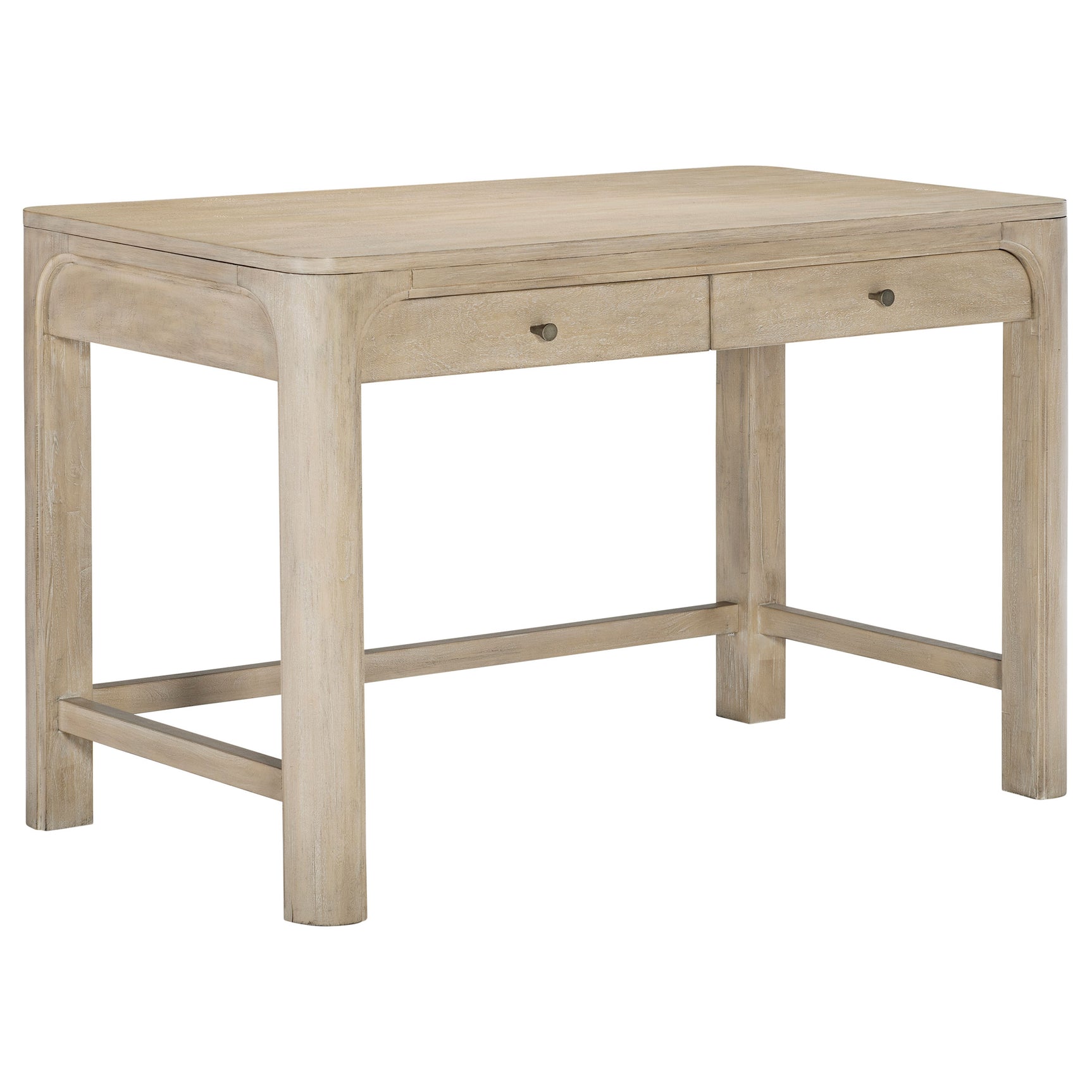 Tampa Furniture Outlet - Coaster - Solano 2-drawer Makeup Table Vanity Desk Weathered Mango - 222527