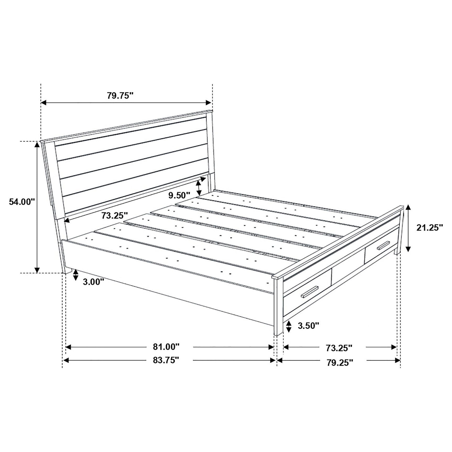 Woodmont 5-piece Eastern King Bedroom Set Golden Brown - Tampa Furniture Outlet