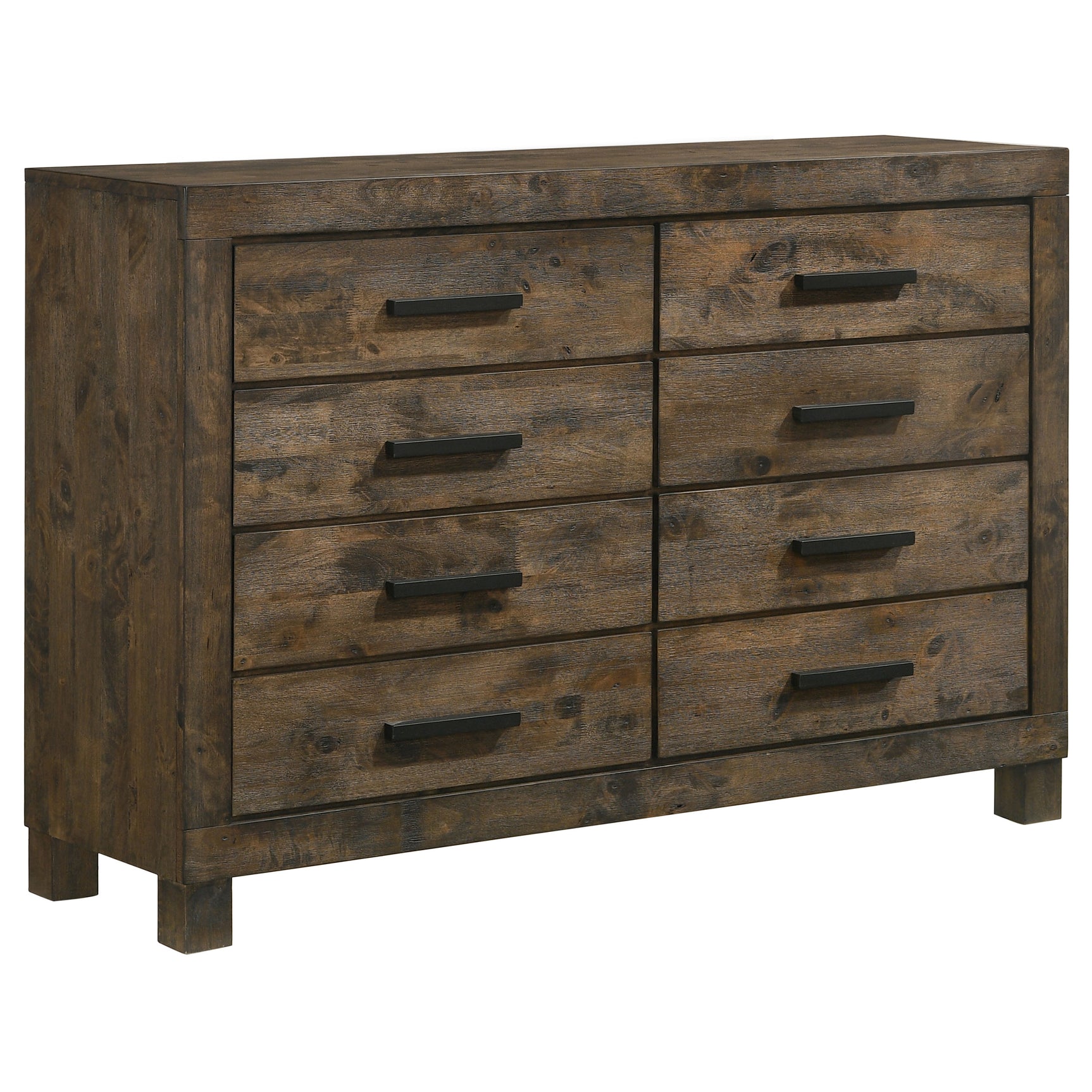 Woodmont 4-piece California King Bedroom Set Golden Brown - Tampa Furniture Outlet