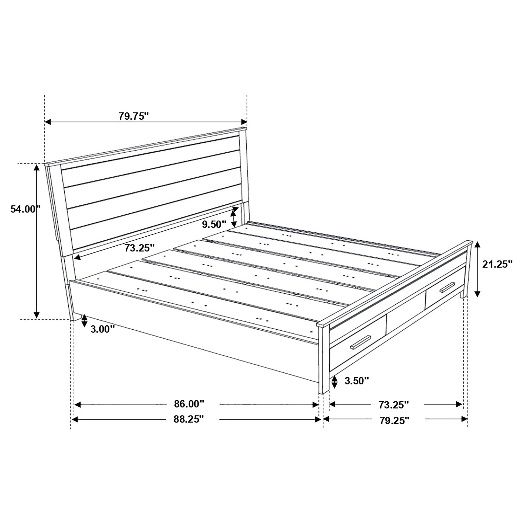 Woodmont 4-piece California King Bedroom Set Golden Brown - Tampa Furniture Outlet