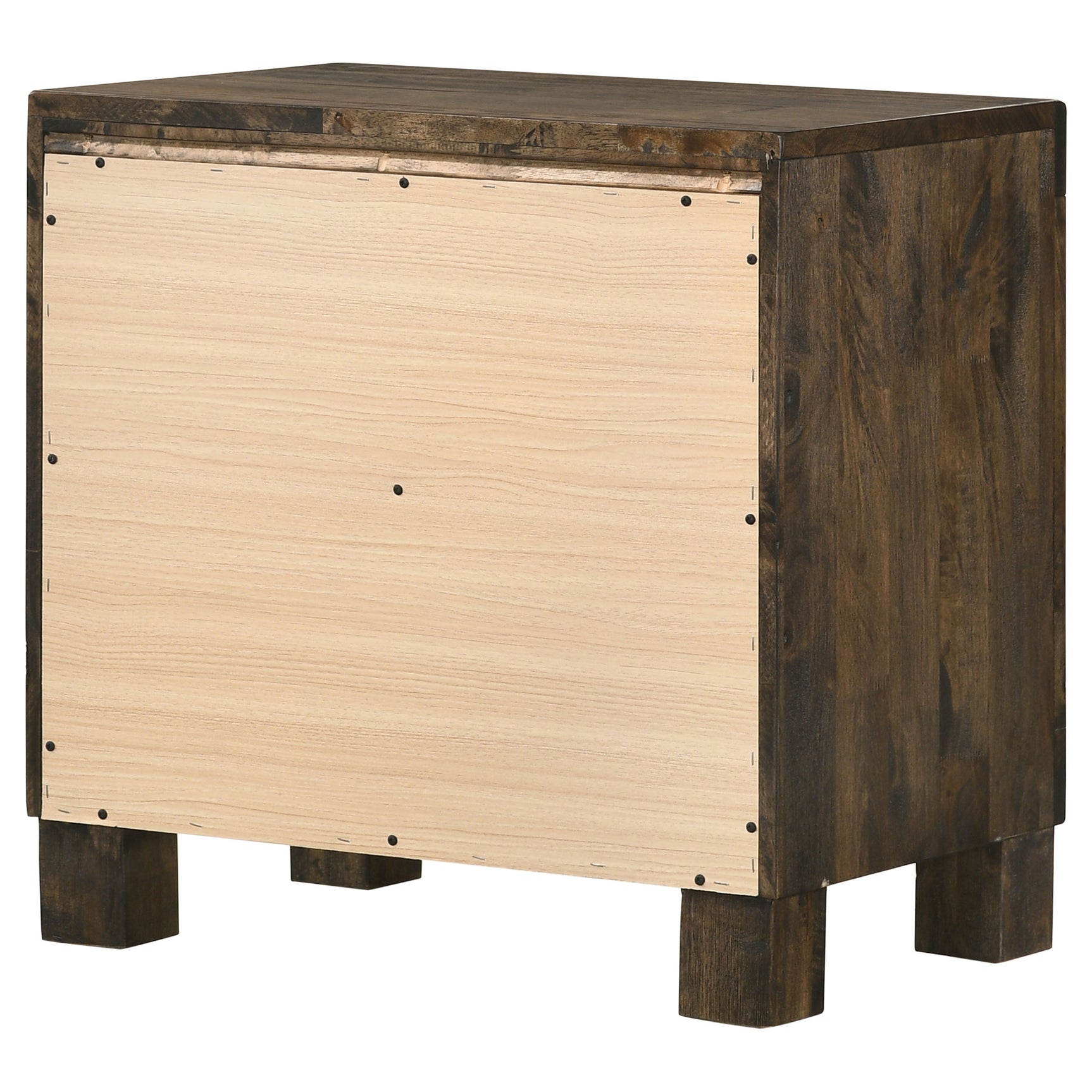 Woodmont 2-drawer Nightstand Rustic Golden Brown - Tampa Furniture Outlet
