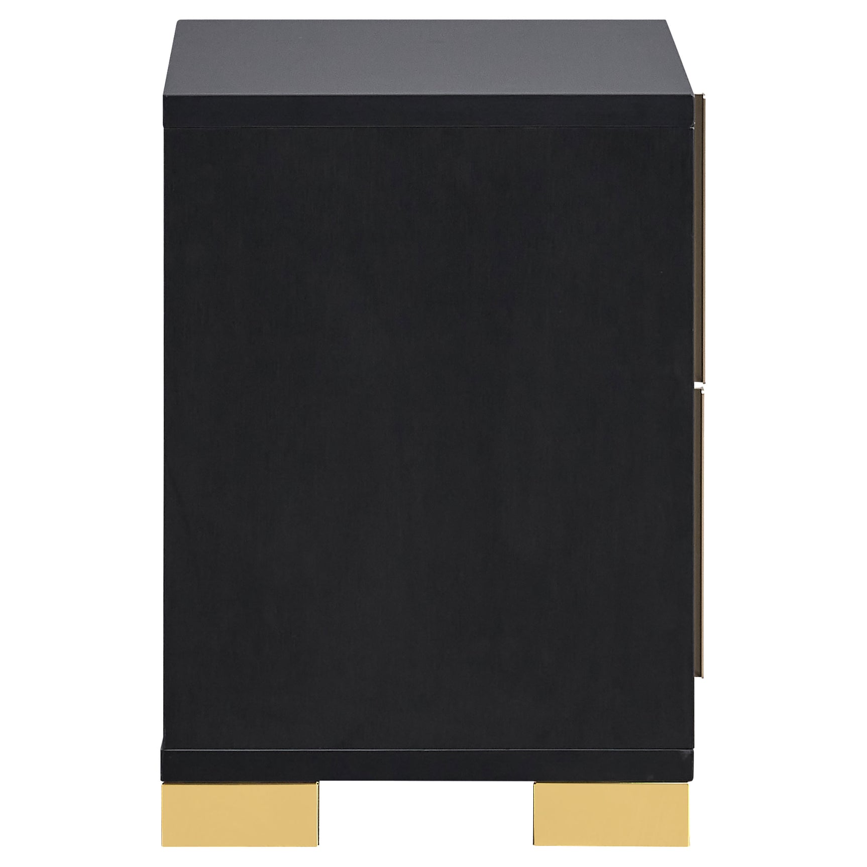 Marceline 2-drawer Nightstand Black - Tampa Furniture Outlet