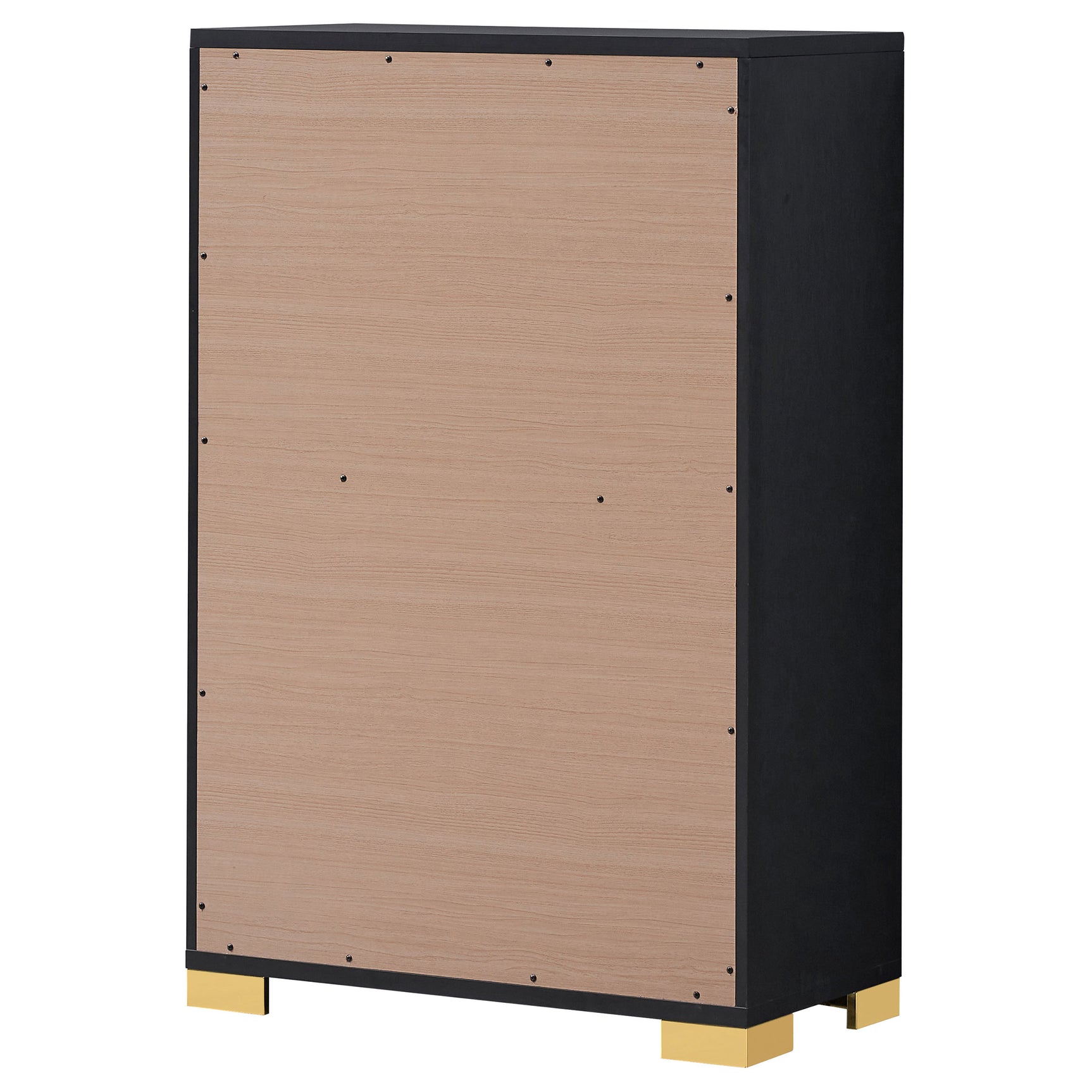 Marceline 5-drawer Bedroom Chest Black - Tampa Furniture Outlet