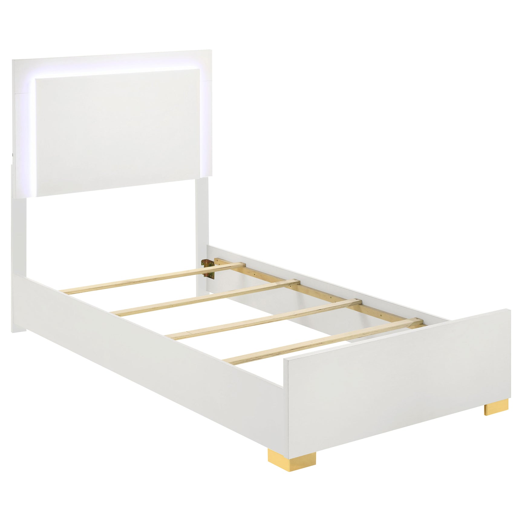 Marceline 5-piece Twin Bedroom Set White - Tampa Furniture Outlet