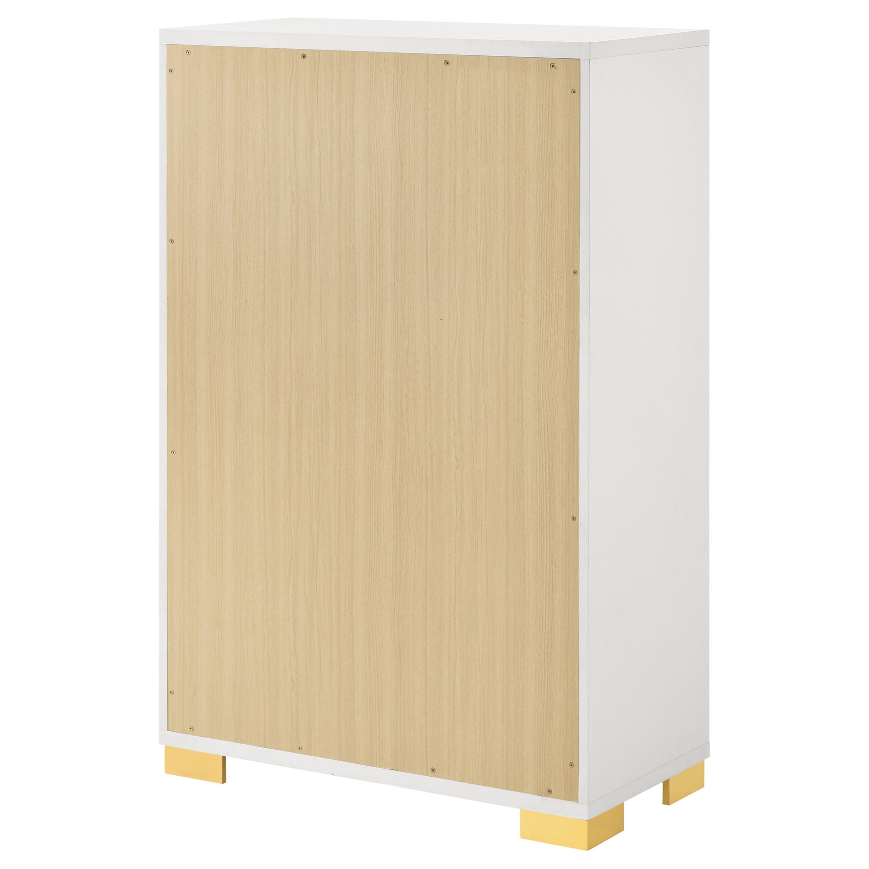 Marceline 5-drawer Bedroom Chest White - Tampa Furniture Outlet