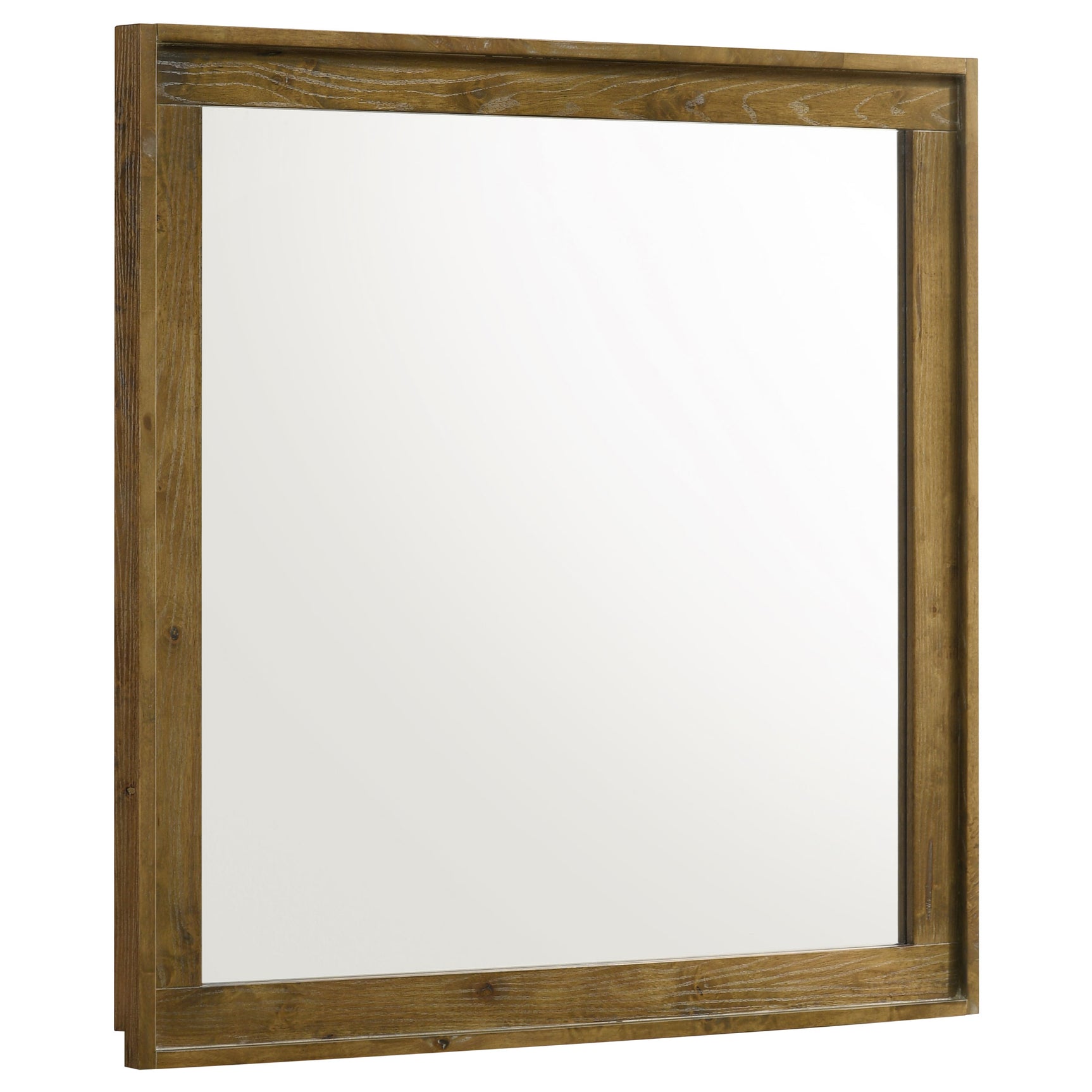 Tampa Furniture Outlet - Coaster - Henderson Dresser Mirror Medium Oak - 222974