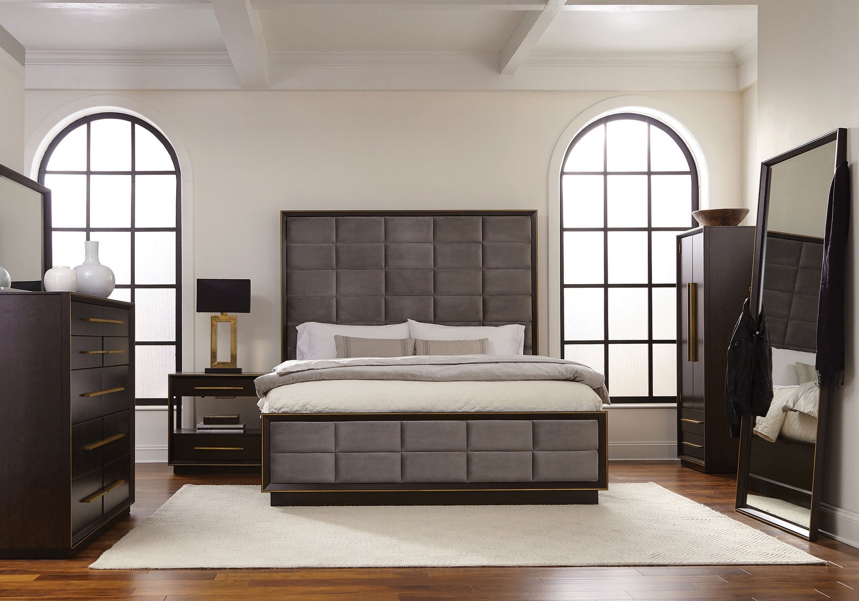 Tampa Furniture Outlet - Coaster - Durango 5-piece Eastern King Bedroom Set Smoked Peppercorn - 223261KE-S5