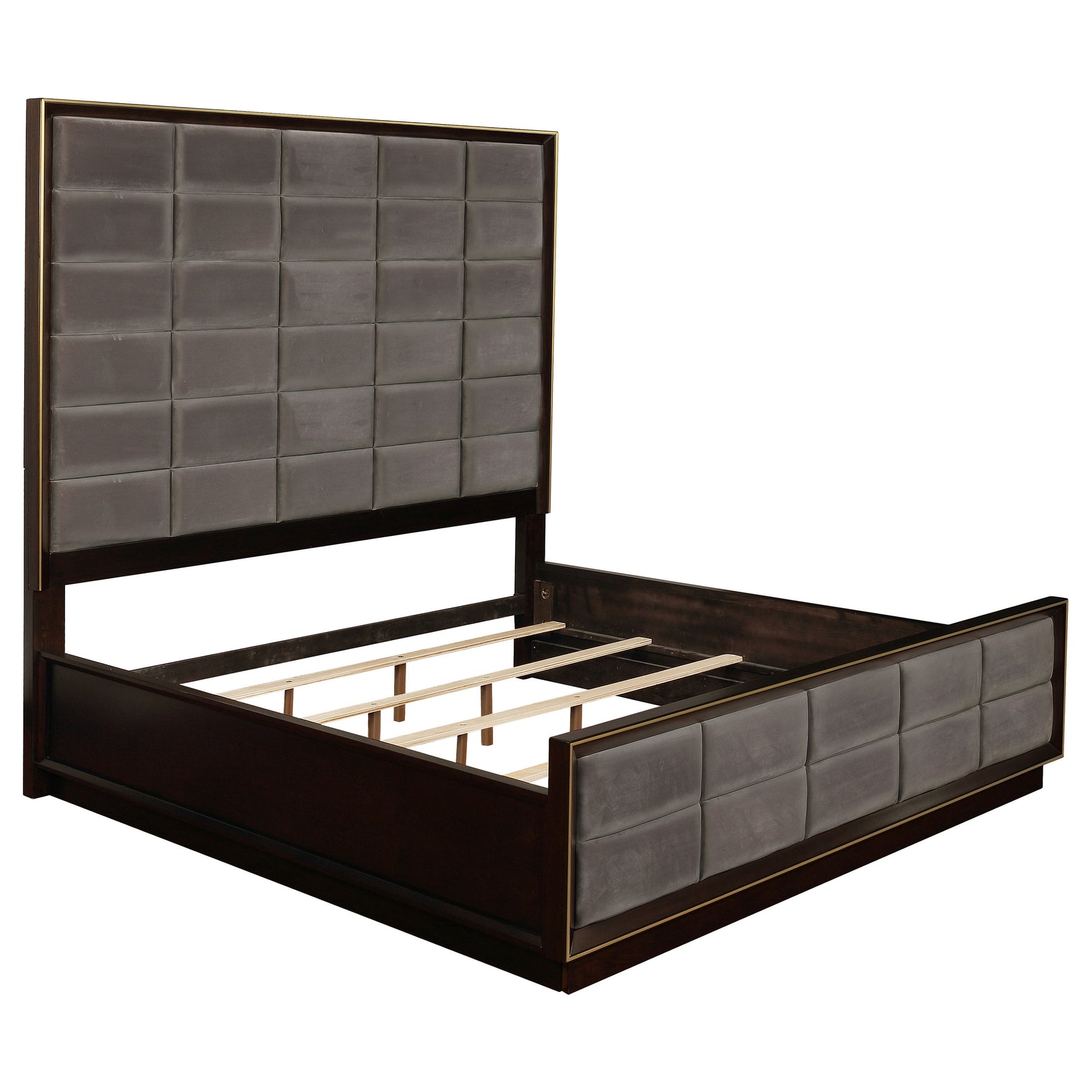 Tampa Furniture Outlet - Coaster - Durango 77-inch Queen Panel Bed Smoked Peppercorn - 223261Q