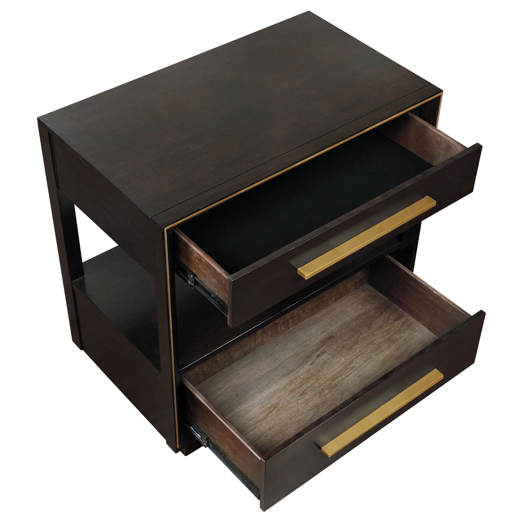 Durango 2-drawer Nightstand Smoked Peppercorn - Tampa Furniture Outlet