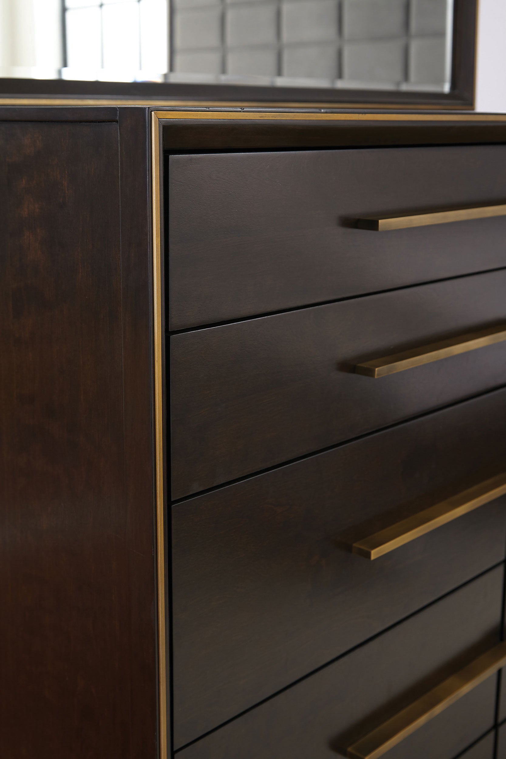 Durango 8-drawer Dresser with Mirror Smoked Peppercorn - Tampa Furniture Outlet