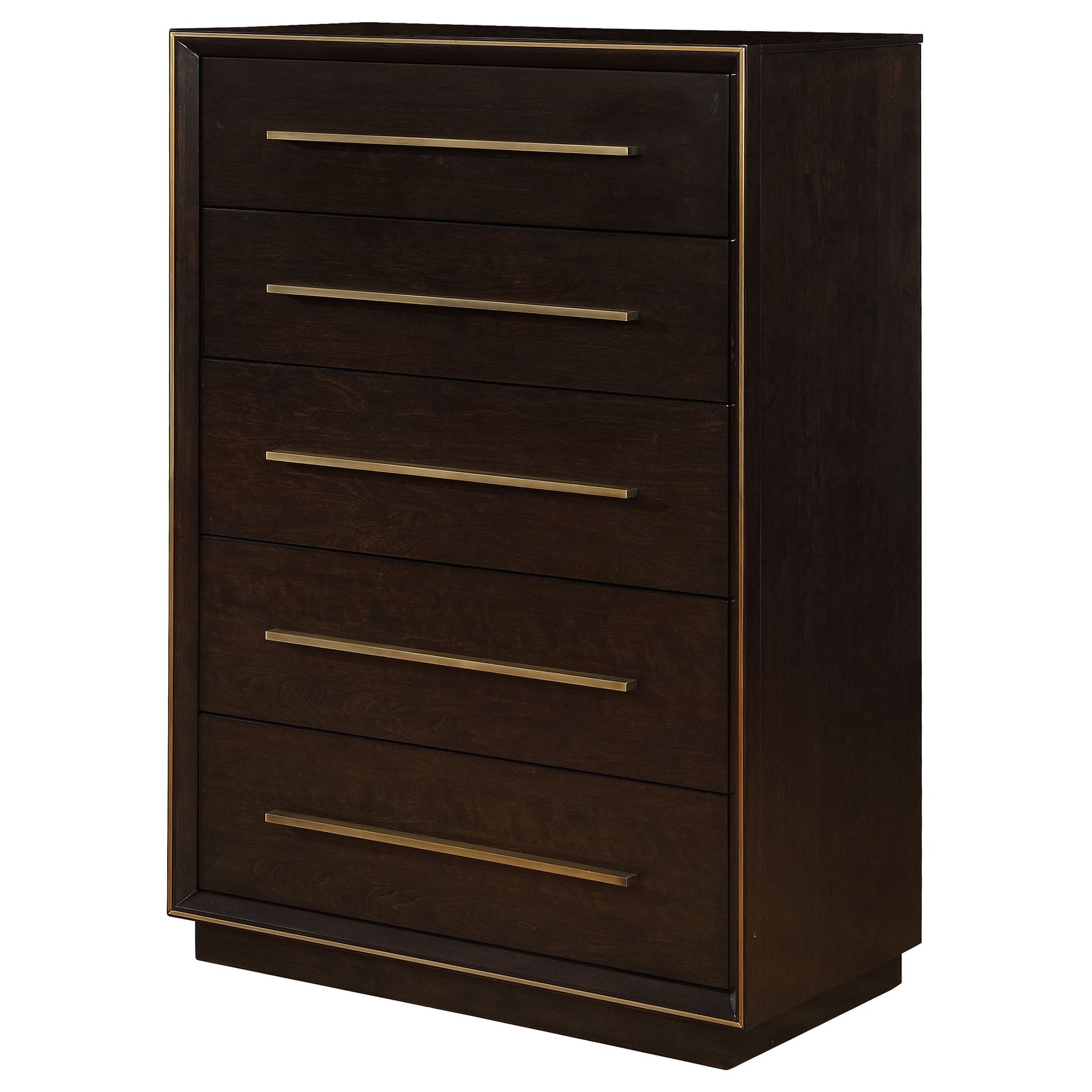 Durango 5-drawer Bedroom Chest Smoked Peppercorn - Tampa Furniture Outlet