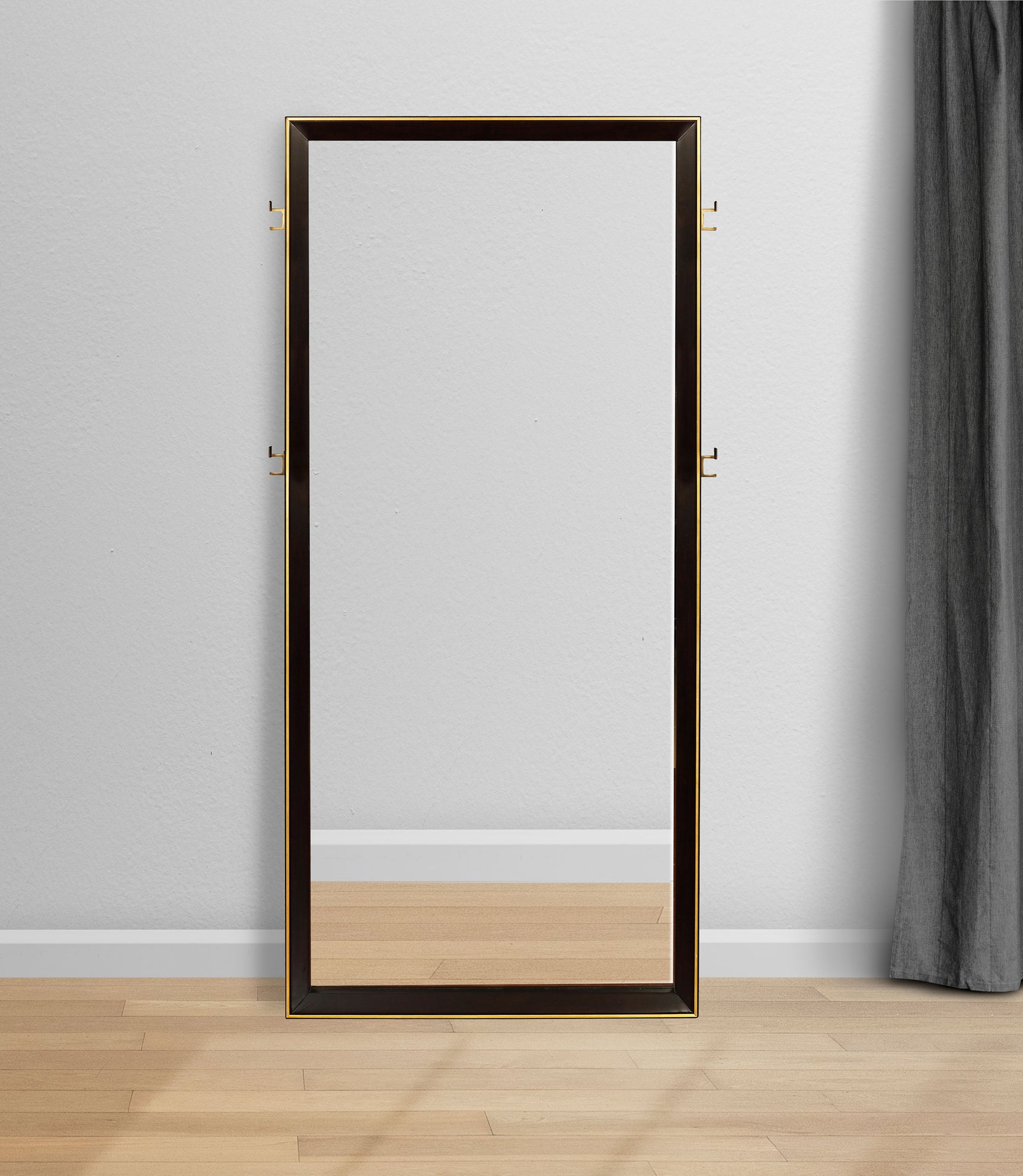 Durango 80-inch Standing Floor Mirror Smoked Peppercorn - Tampa Furniture Outlet
