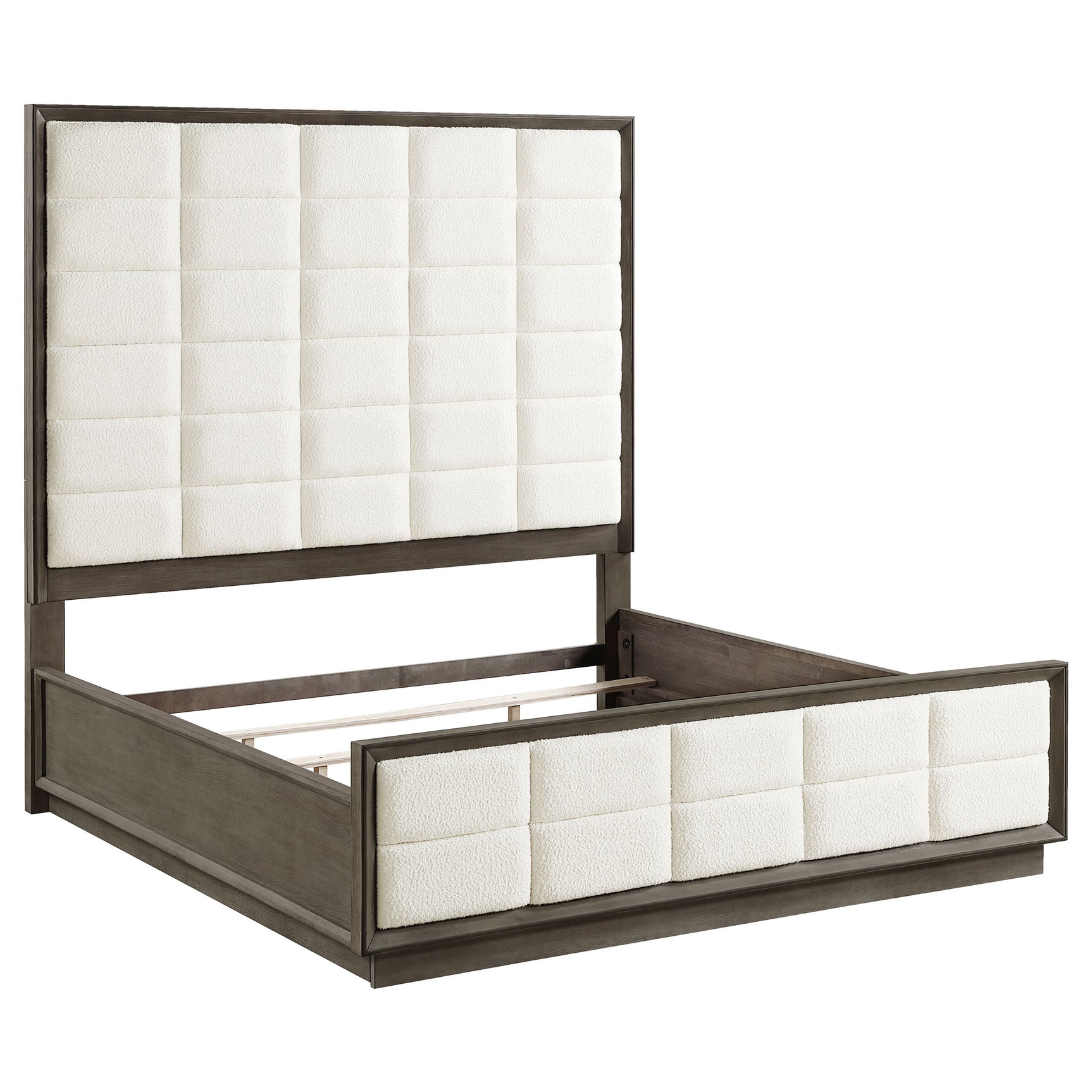 Durango 5-piece Eastern King Bedroom Set Taupe Oak - Tampa Furniture Outlet