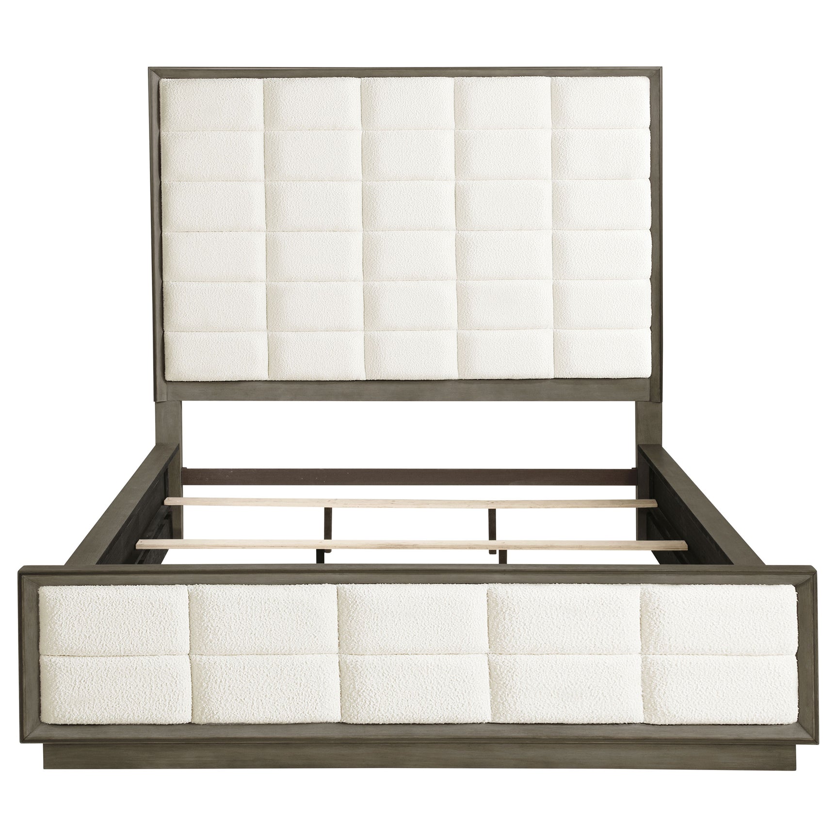Durango 80-inch California King Panel Bed Taupe Oak - Tampa Furniture Outlet
