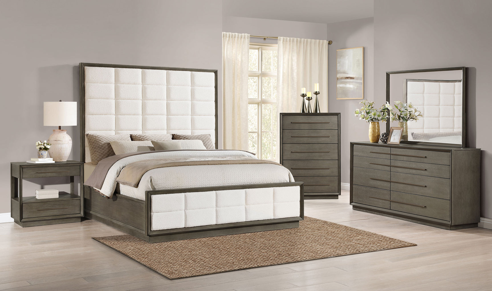 Tampa Furniture Outlet - Coaster - Durango 5-piece Queen Bedroom Set Taupe Oak - 223271Q-S5