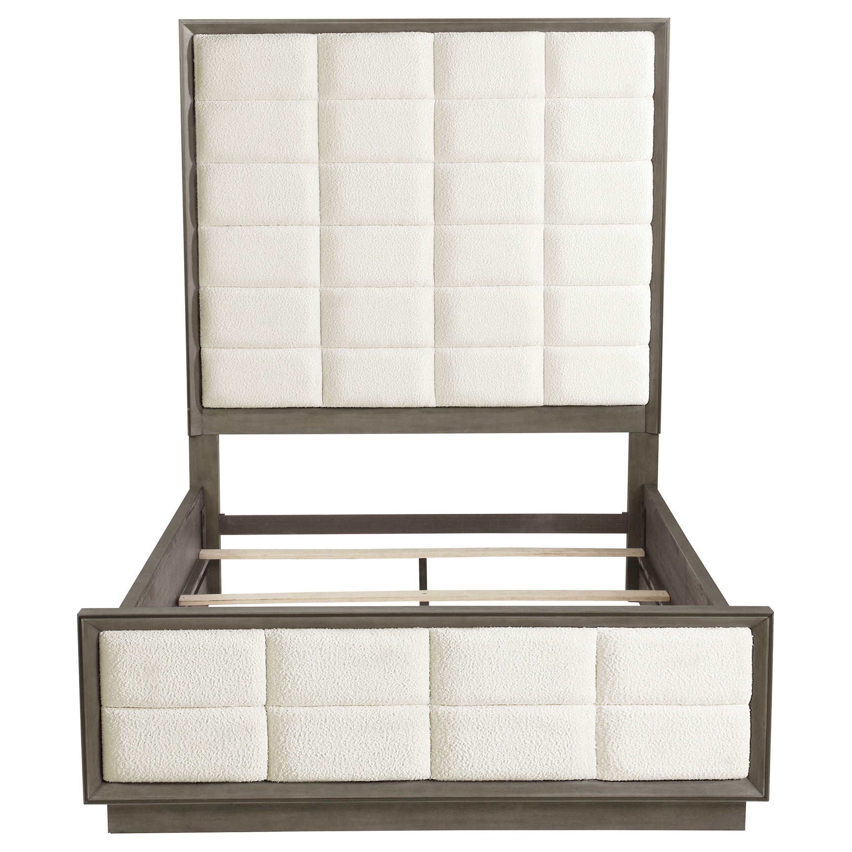 Durango 80-inch Queen Panel Bed Taupe Oak - Tampa Furniture Outlet