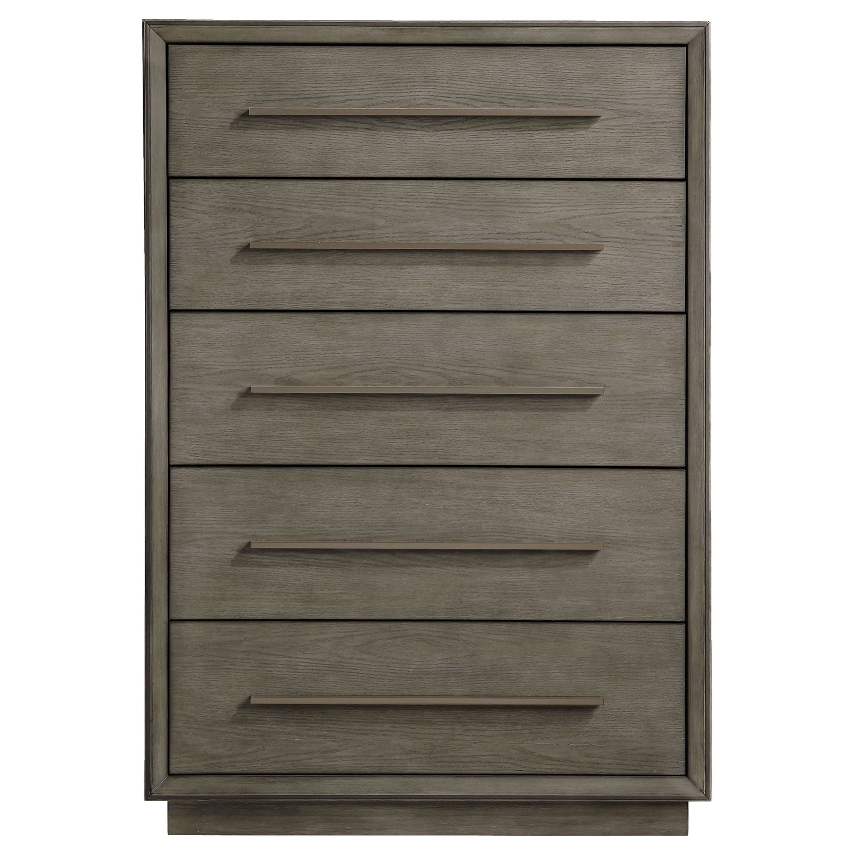 Durango 5-drawer Bedroom Chest Taupe Oak - Tampa Furniture Outlet