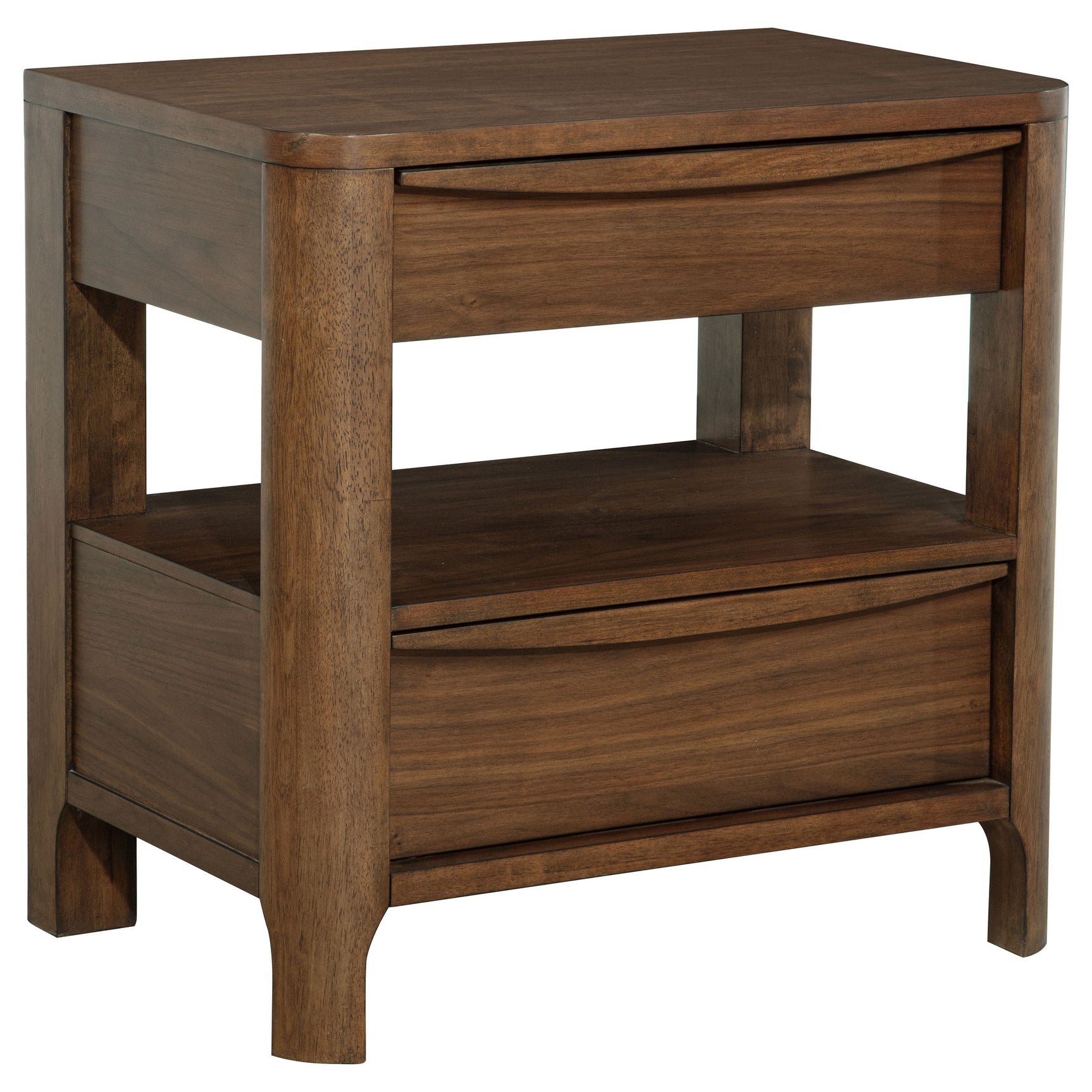 Maderia 4-piece Eastern King Bedroom Set Walnut - Tampa Furniture Outlet