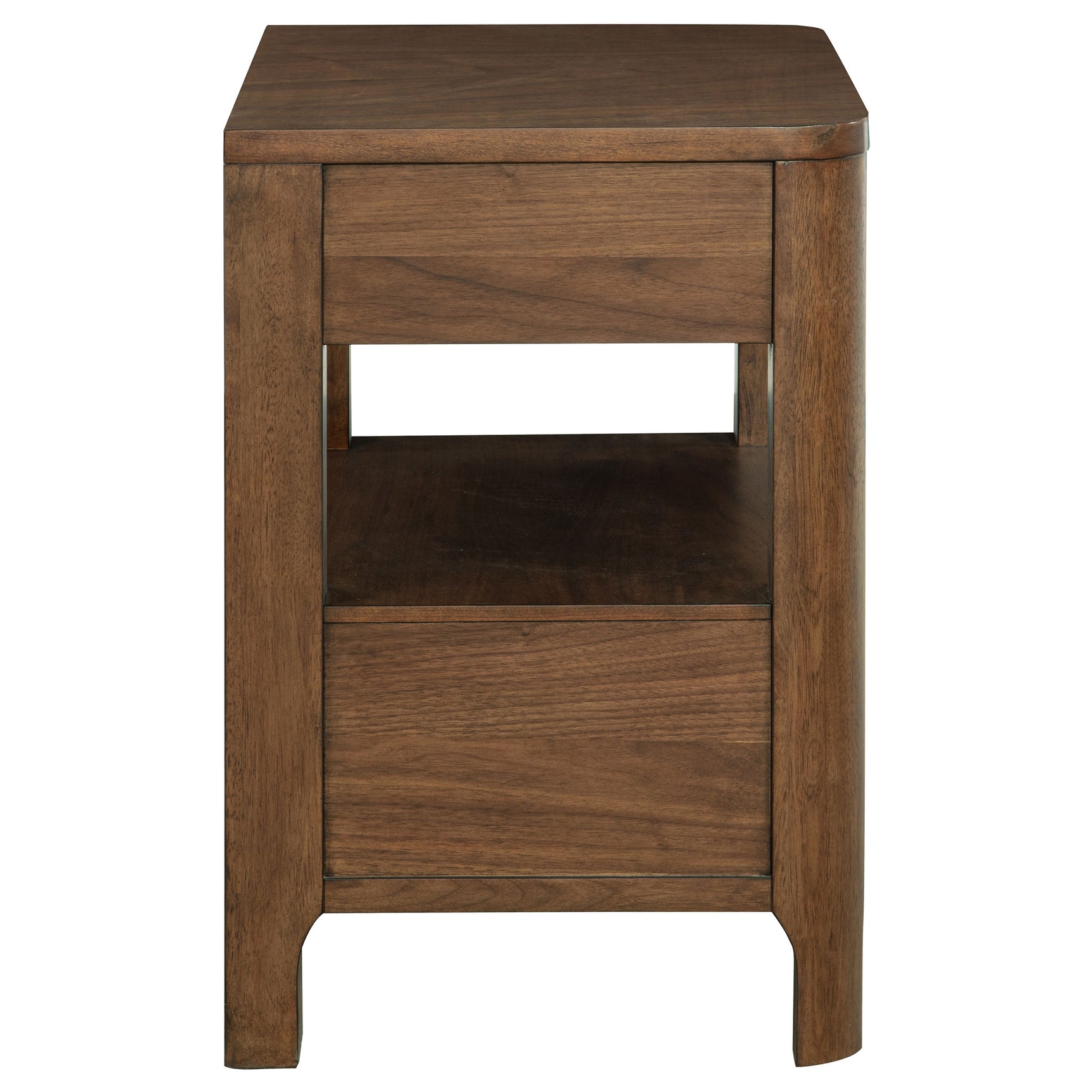 Maderia 2-drawer Nightstand Bedside Table Walnut - Tampa Furniture Outlet