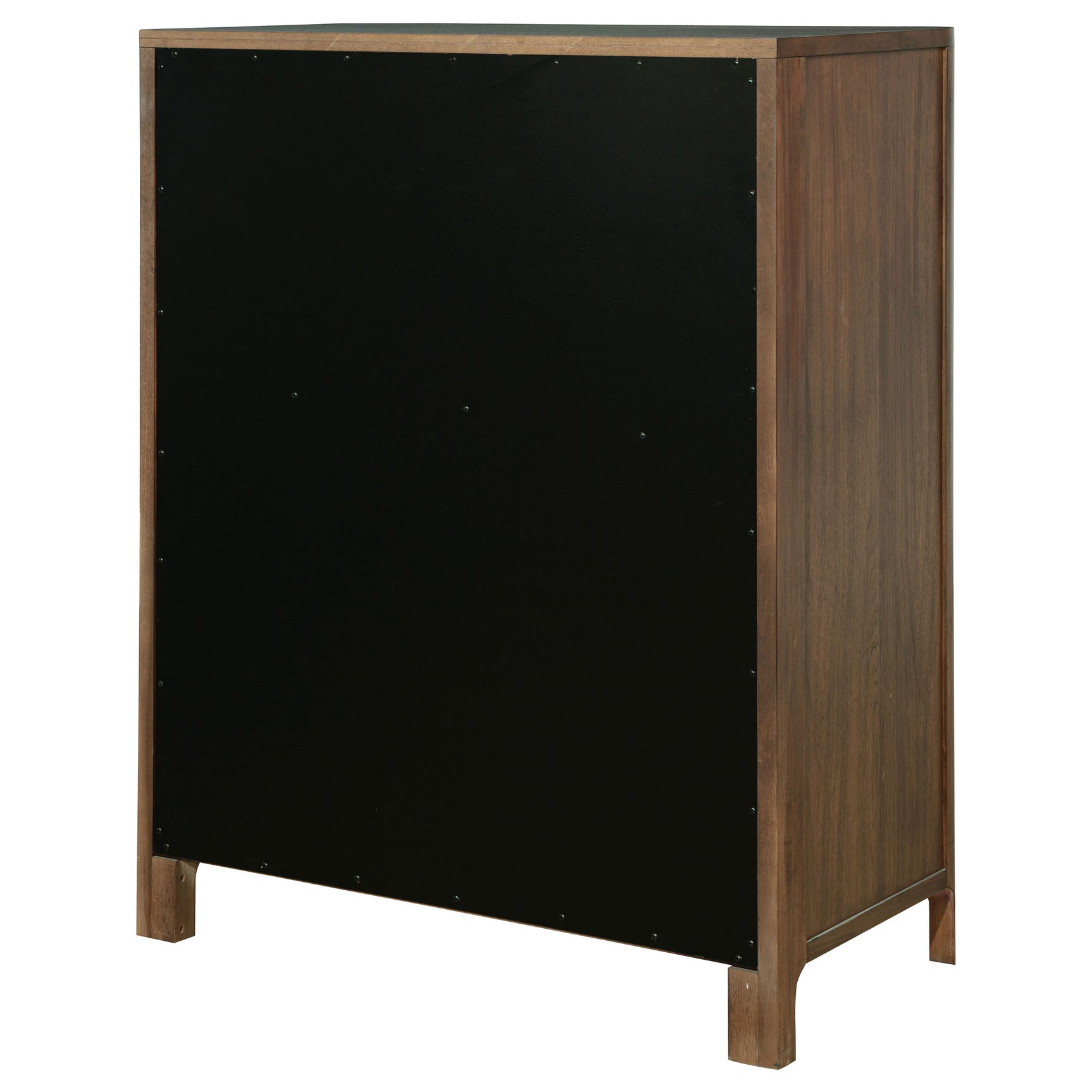 Maderia 5-drawer Chest of Drawers Walnut - Tampa Furniture Outlet