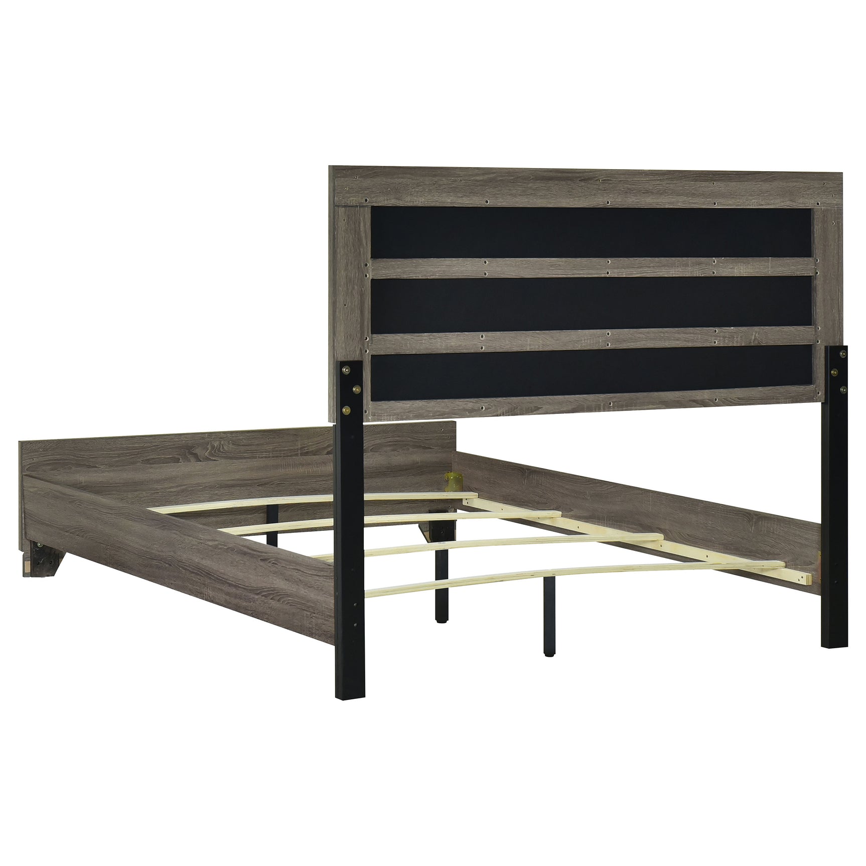Wright 4-piece California King Bedroom Set Brown Oak - Tampa Furniture Outlet