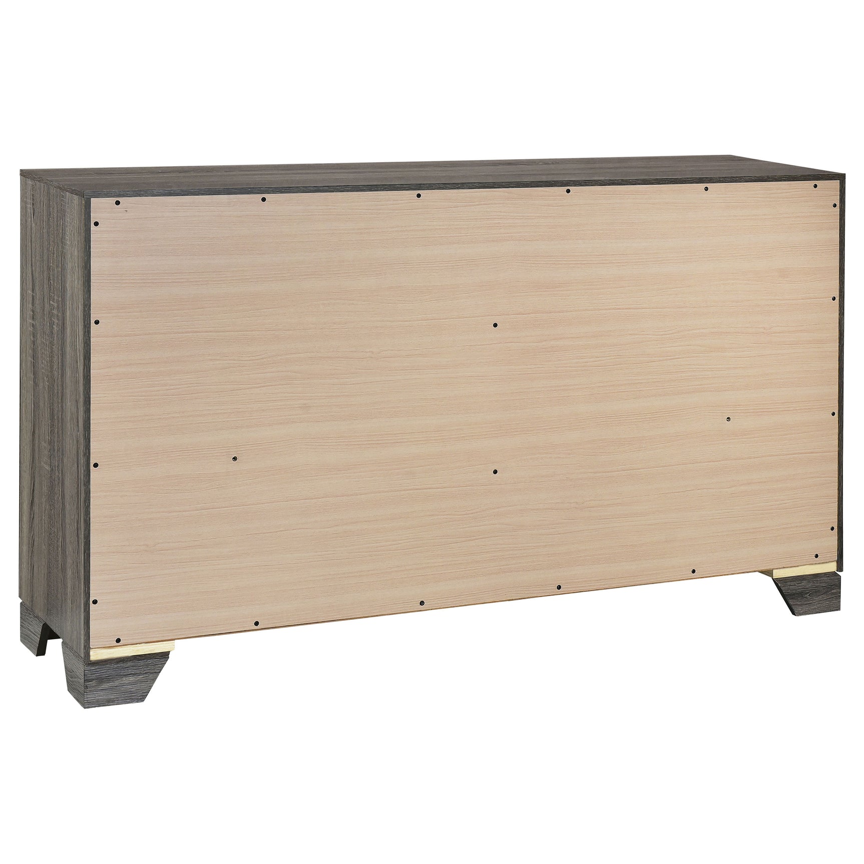 Wright 5-piece Queen Bedroom Set Brown Oak - Tampa Furniture Outlet