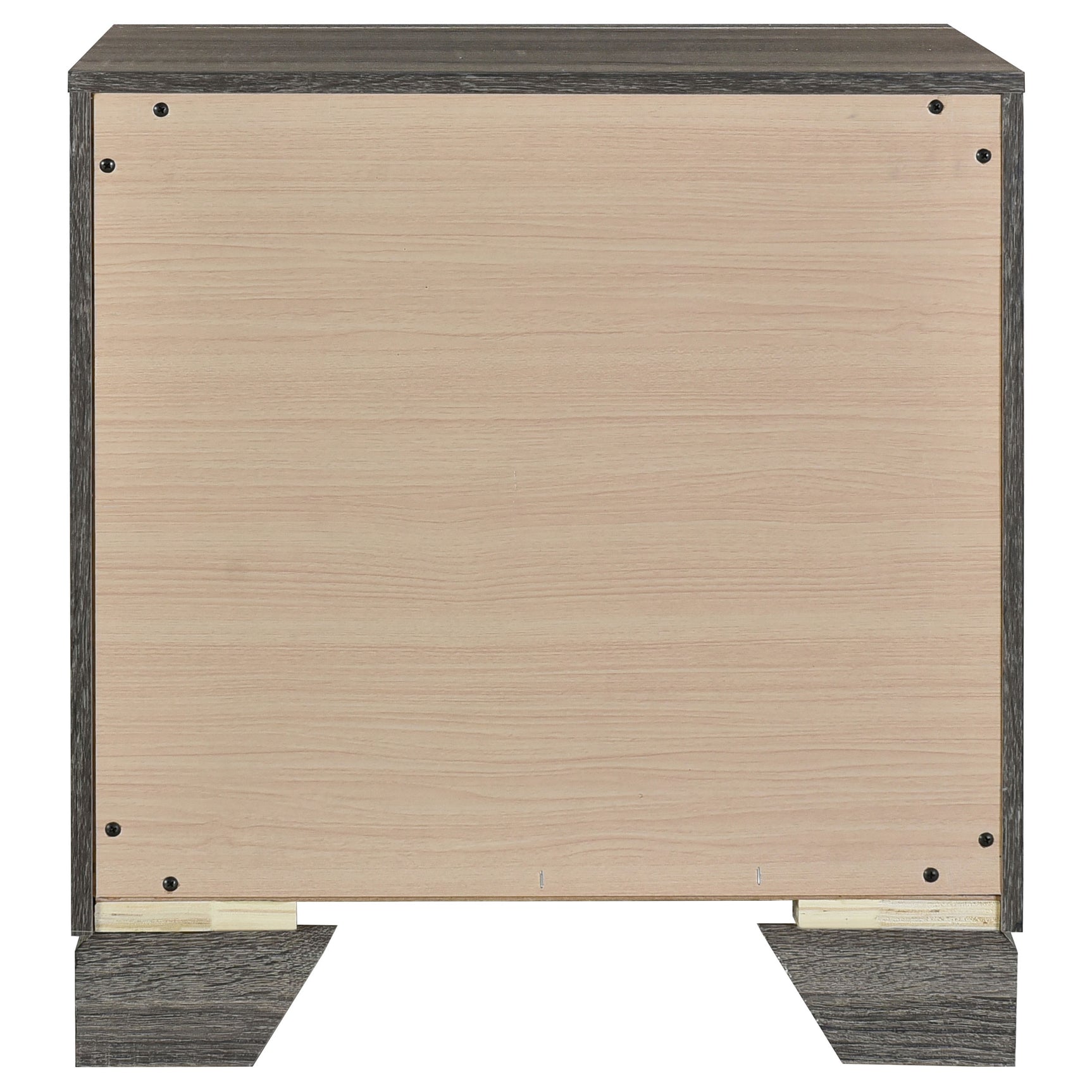 Wright 2-drawer Nightstand Bedside Table Brown Oak - Tampa Furniture Outlet