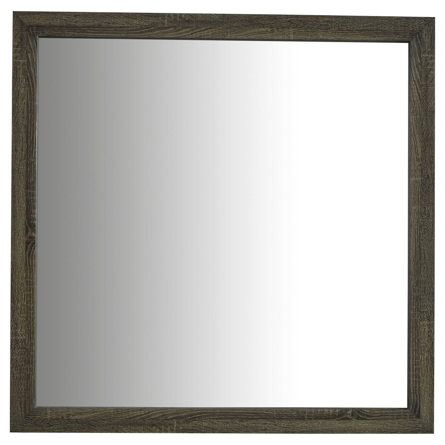 Wright Dresser Mirror Brown Oak - Tampa Furniture Outlet