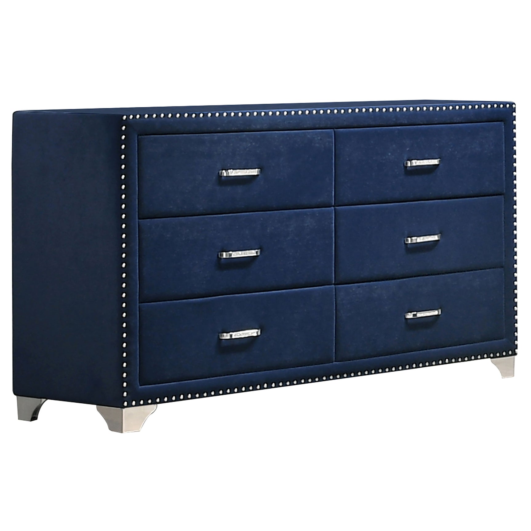 Melody 4-piece California King Bedroom Set Pacific Blue - Tampa Furniture Outlet