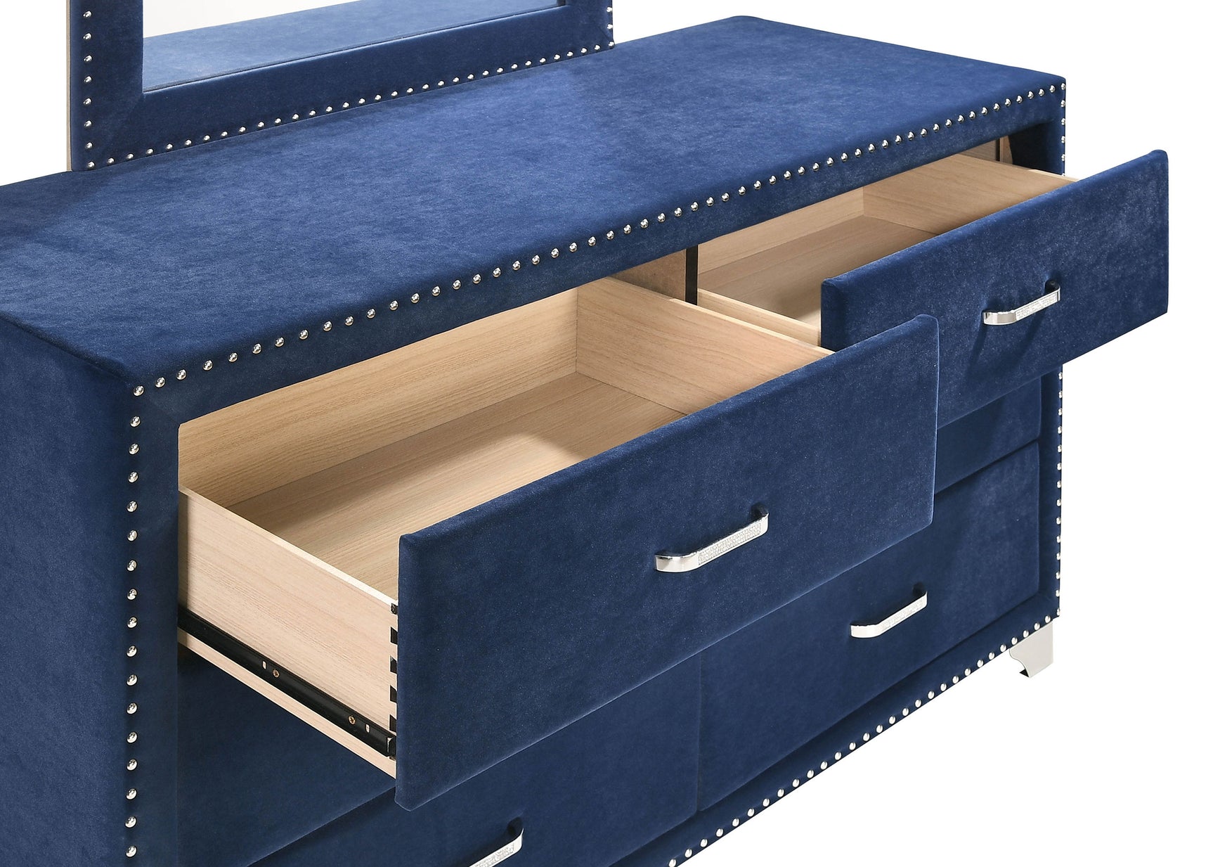 Melody 4-piece California King Bedroom Set Pacific Blue - Tampa Furniture Outlet