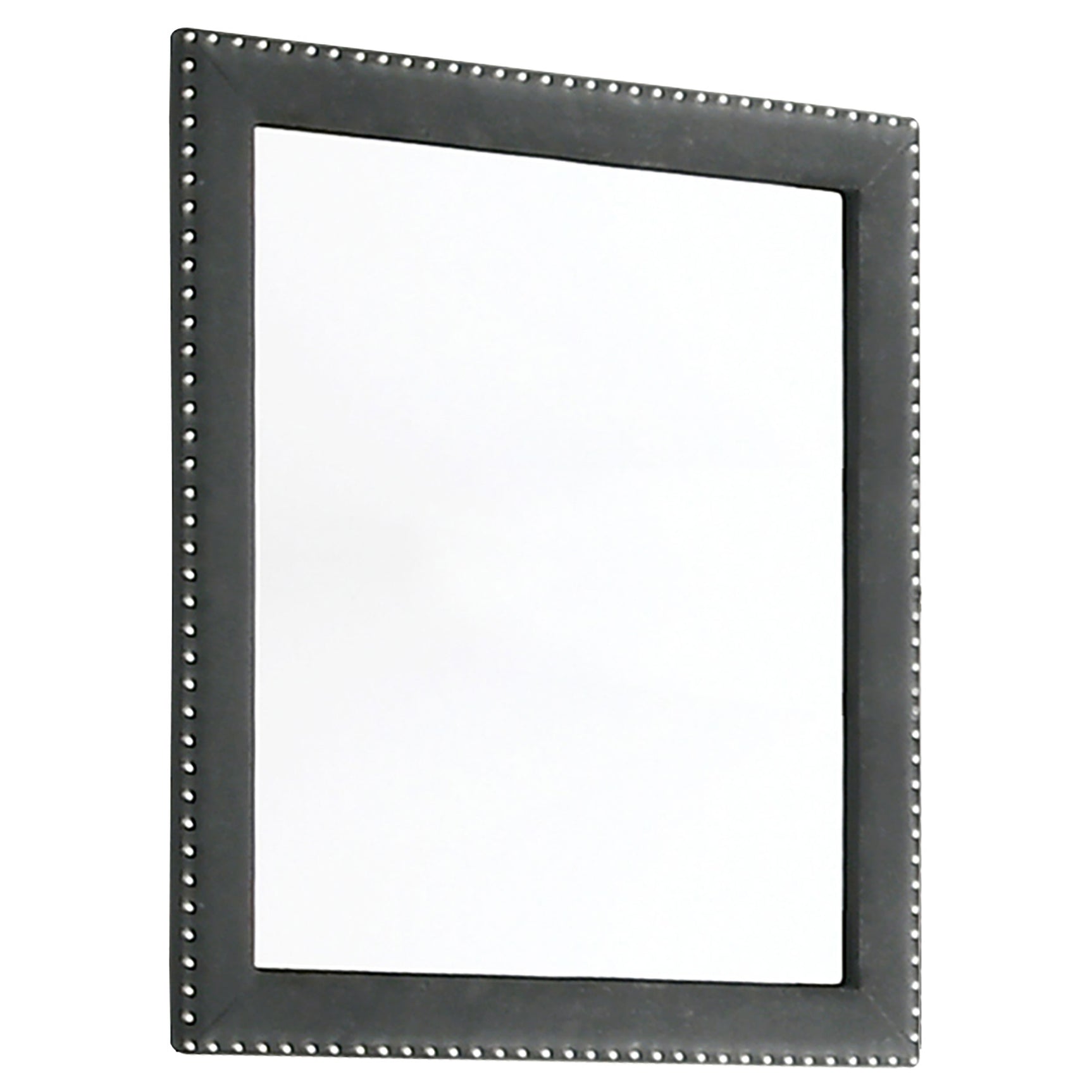 Tampa Furniture Outlet - Coaster - Melody Upholstered Dresser Mirror Grey - 223384