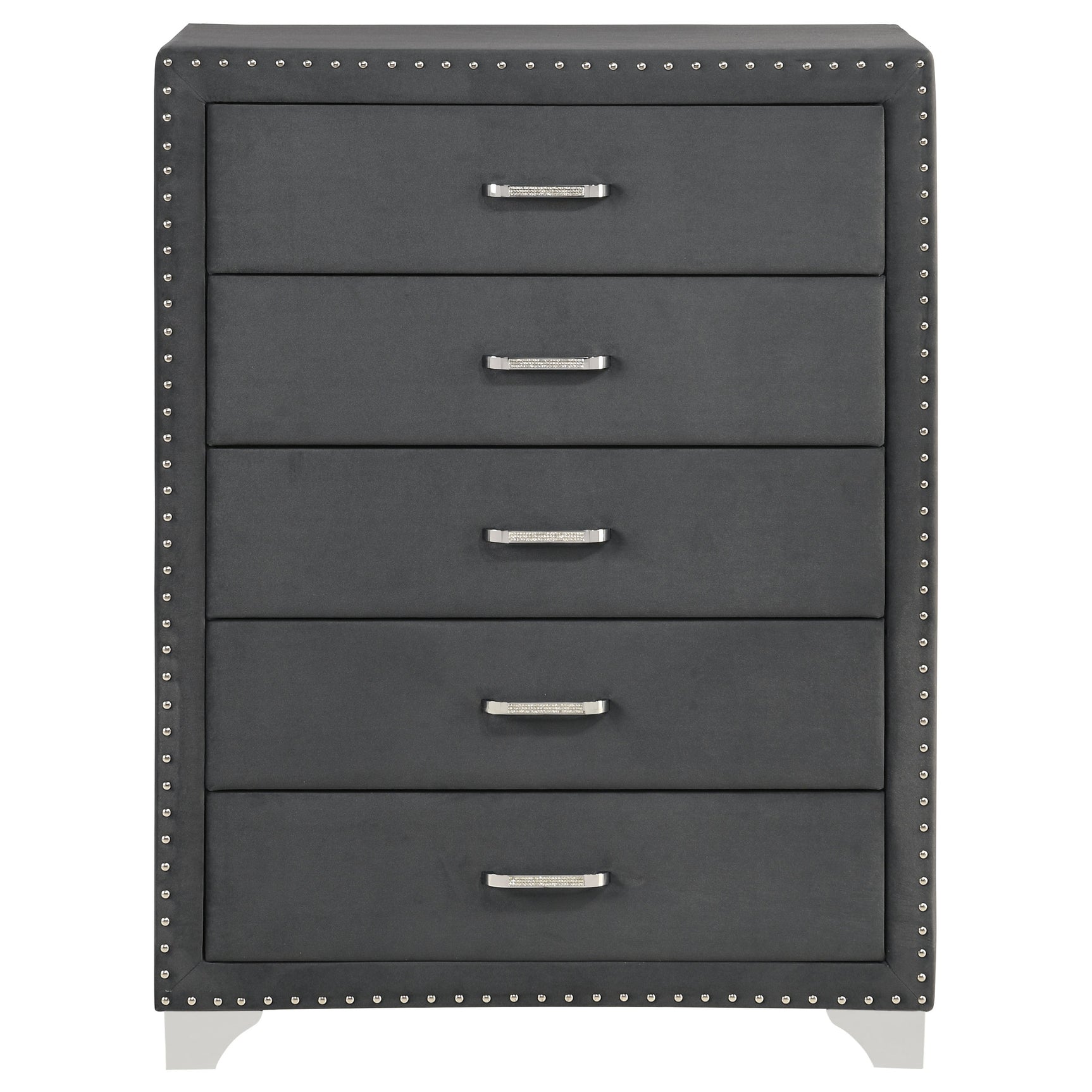 Melody 5-drawer Bedroom Chest Grey - Tampa Furniture Outlet