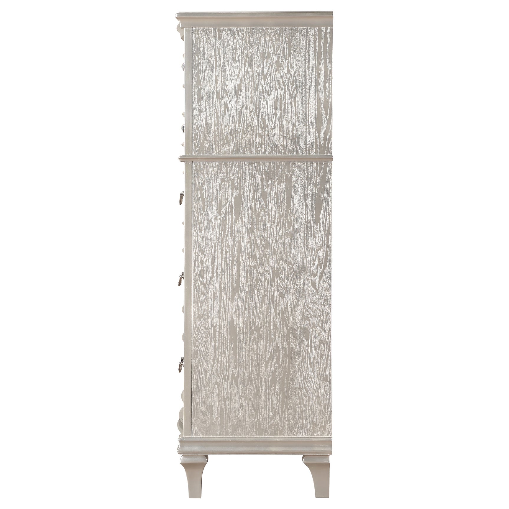 Evangeline 6-drawer Bedroom Chest Silver Oak - Tampa Furniture Outlet